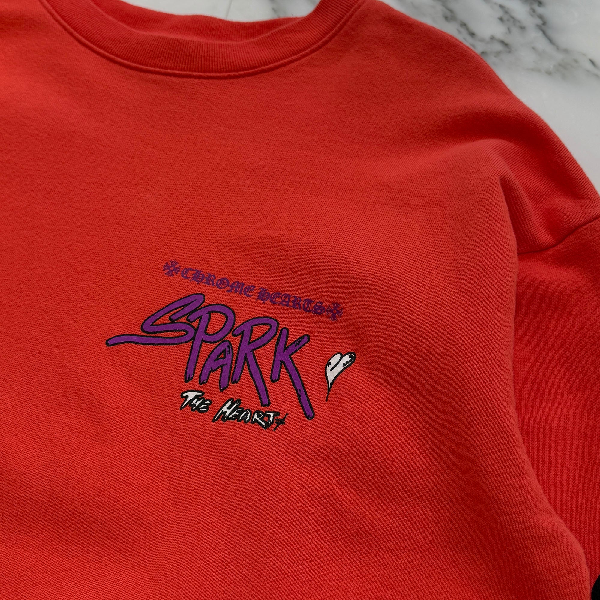 CHROME HEARTS × MATTY BOY 2023SS Sadistic Lipstick Sweatshirt Size XL クロムハーツ × マッティボーイ サディスティックリップスティック クルーネックスウェットシャツ サイズXL