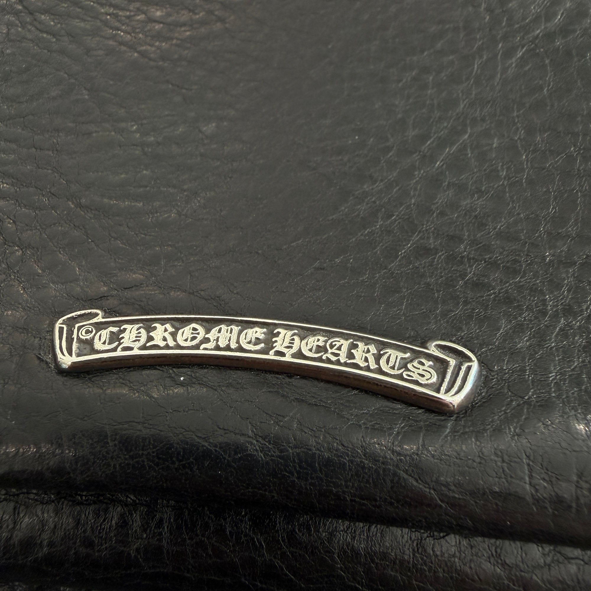 CHROME HEARTS BIG SPOON Cross Ball Leather Wallet クロムハーツ ビックスプーン クロスボール レザーウォレット