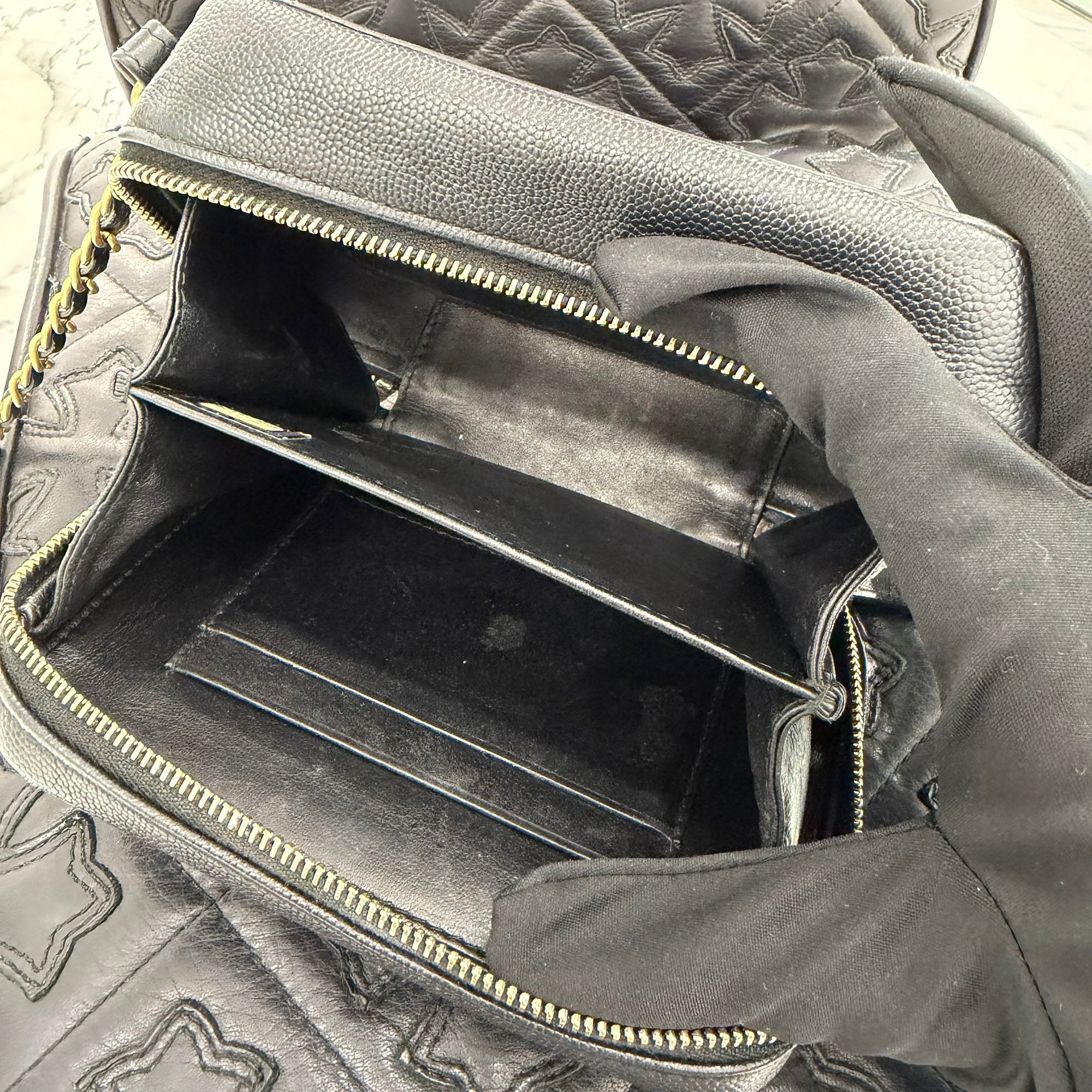 CHANEL CC Filigree Matelassé Chain Shoulder Vanity Bag A84452 シャネル CCフィリグリー マトラッセ チェーンショルダー バニティバッグ