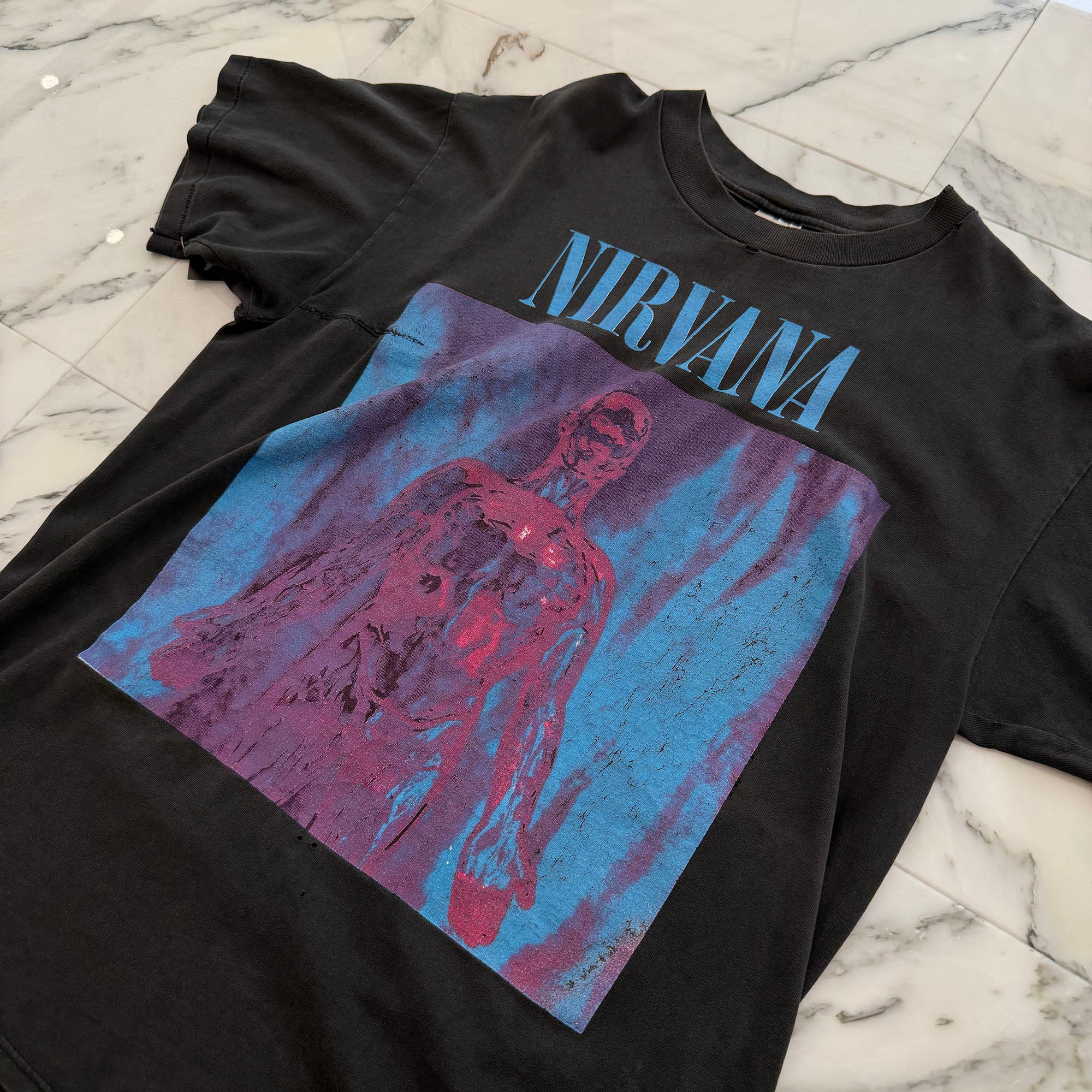 Vintage 90's Nirvana "SLIVER" 1991 Stedman S/S Tee Size L ヴィンテージ 90's ニルヴァーナ "スリバー" 1991 ステッドマン社製 Tシャツ サイズL