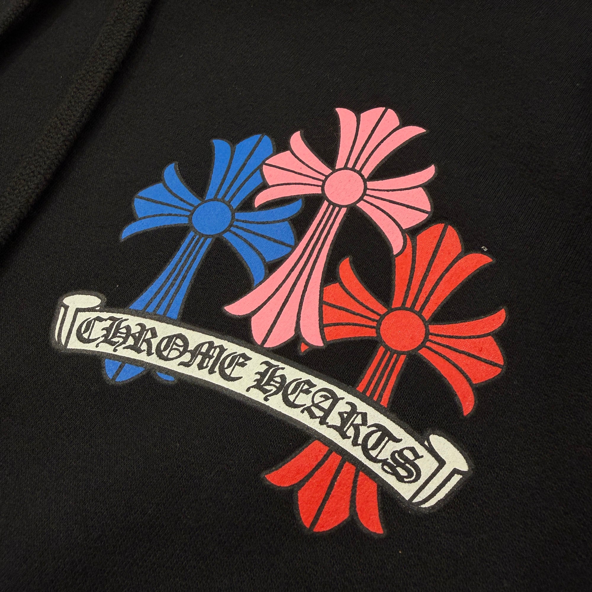 CHROME HEARTS 2022SS MLTCOL CEM CRS Pullover Hoodie Size XL クロムハーツ マルチカラーセメタリークロス プルオーバーフーディー サイズXL