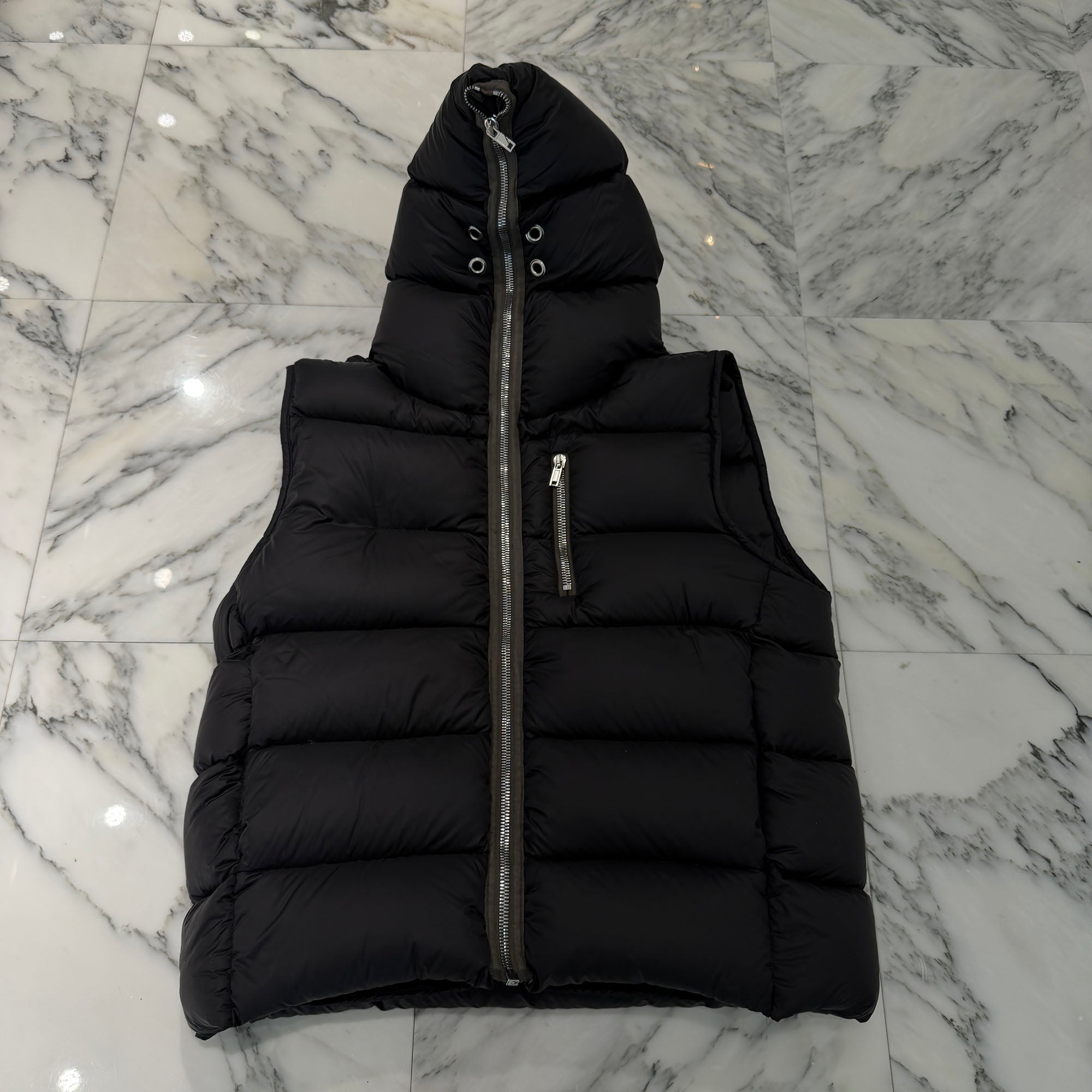 Rick Owens 2022AW Gimp Down Vest RR02B2706-NZD4 Size IT50 リックオウエンス ギンプダウンベスト サイズIT50