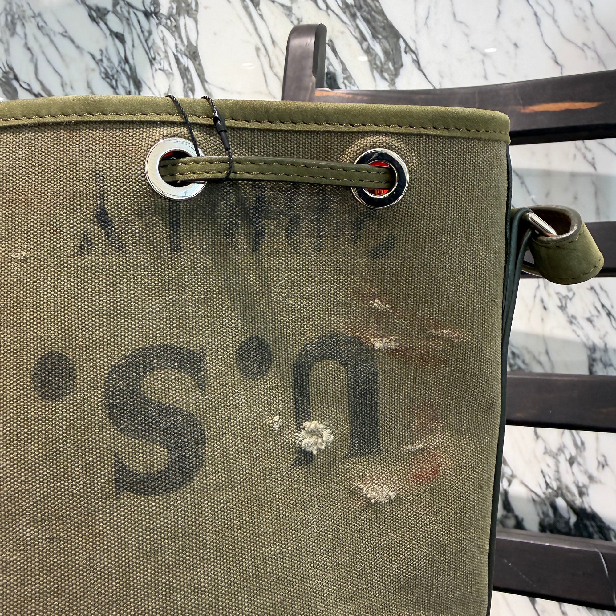 READY MADE VINTAGE COTTON Drawstring Bag レディメイド ヴィンテージコットン ドローストリング バッグ