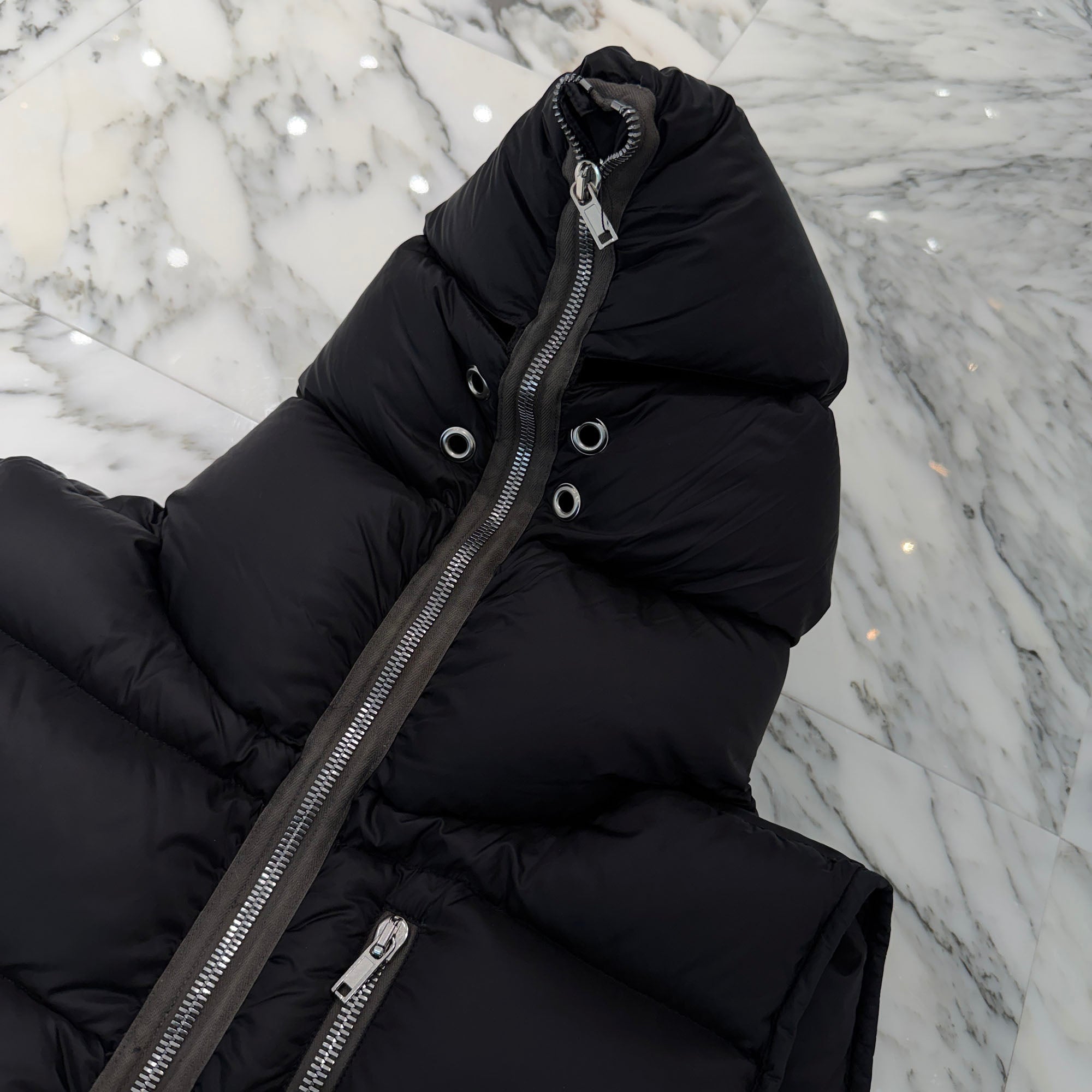 Rick Owens 2022AW Gimp Down Vest RR02B2706-NZD4 Size IT50 リックオウエンス ギンプダウンベスト サイズIT50