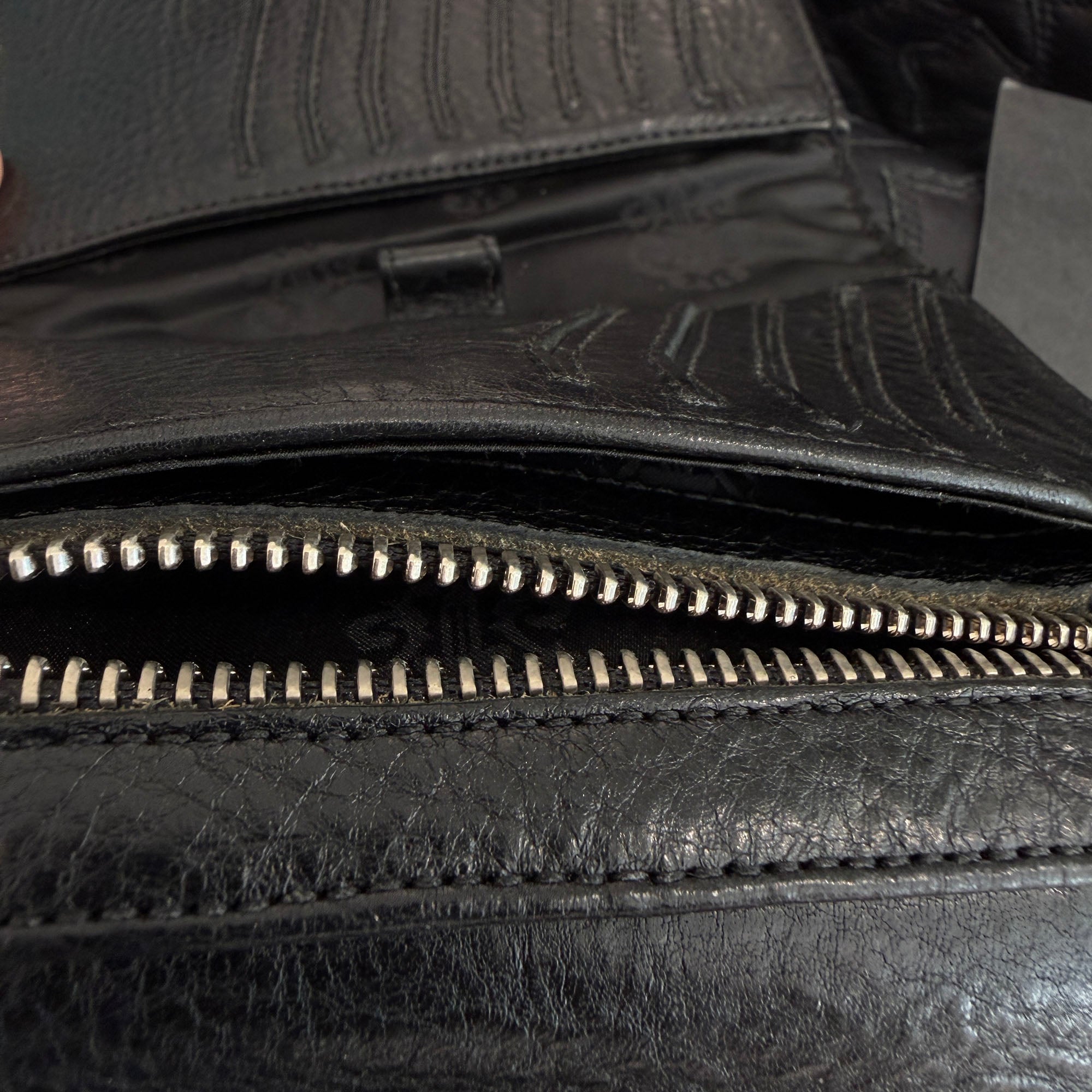CHROME HEARTS BIG SPOON Cross Ball Leather Wallet クロムハーツ ビックスプーン クロスボール レザーウォレット