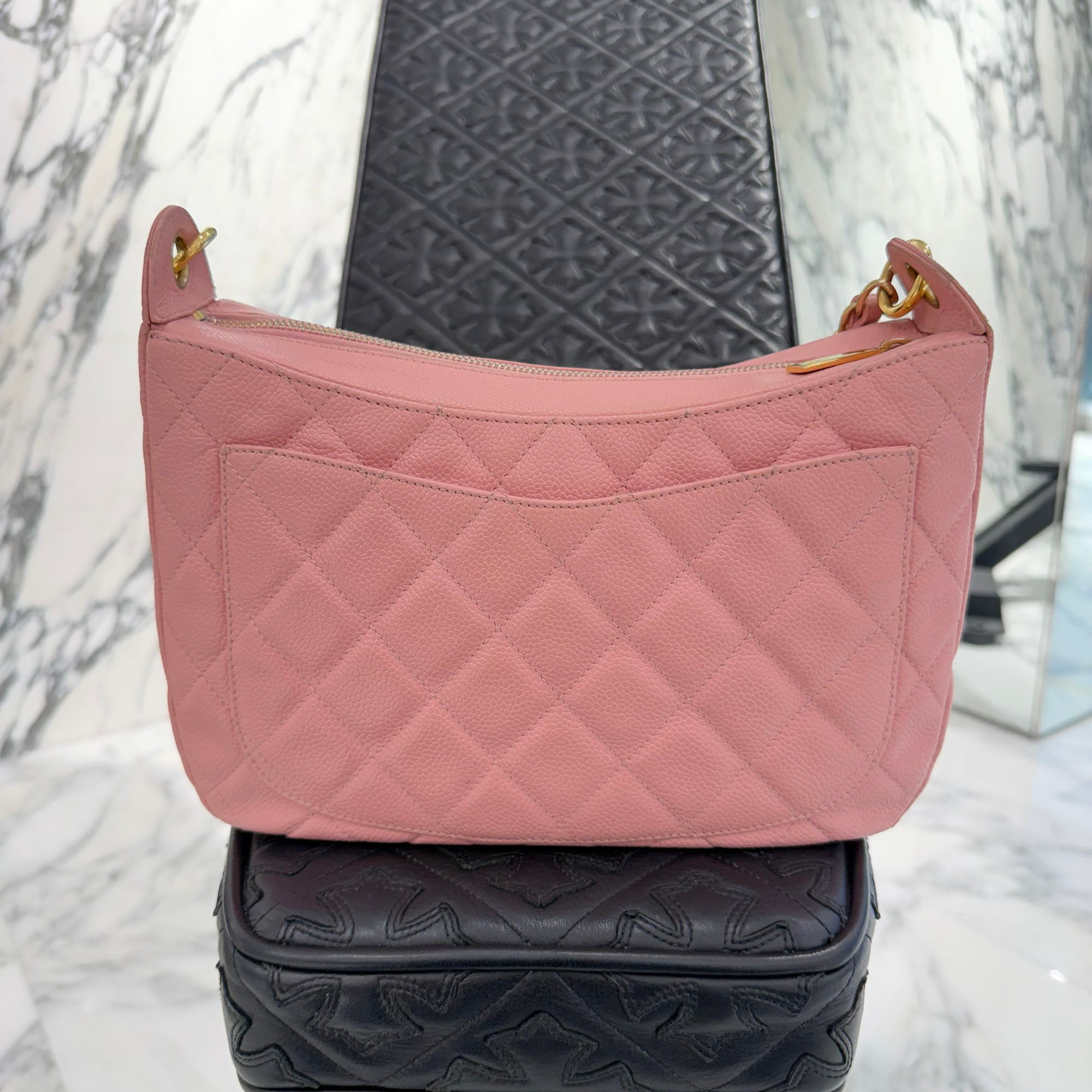 CHANEL Coco Mark Matelassé Chain One Shoulder Bag A20993 シャネル ココマーク マトラッセ チェーン ワンショルダーバッグ