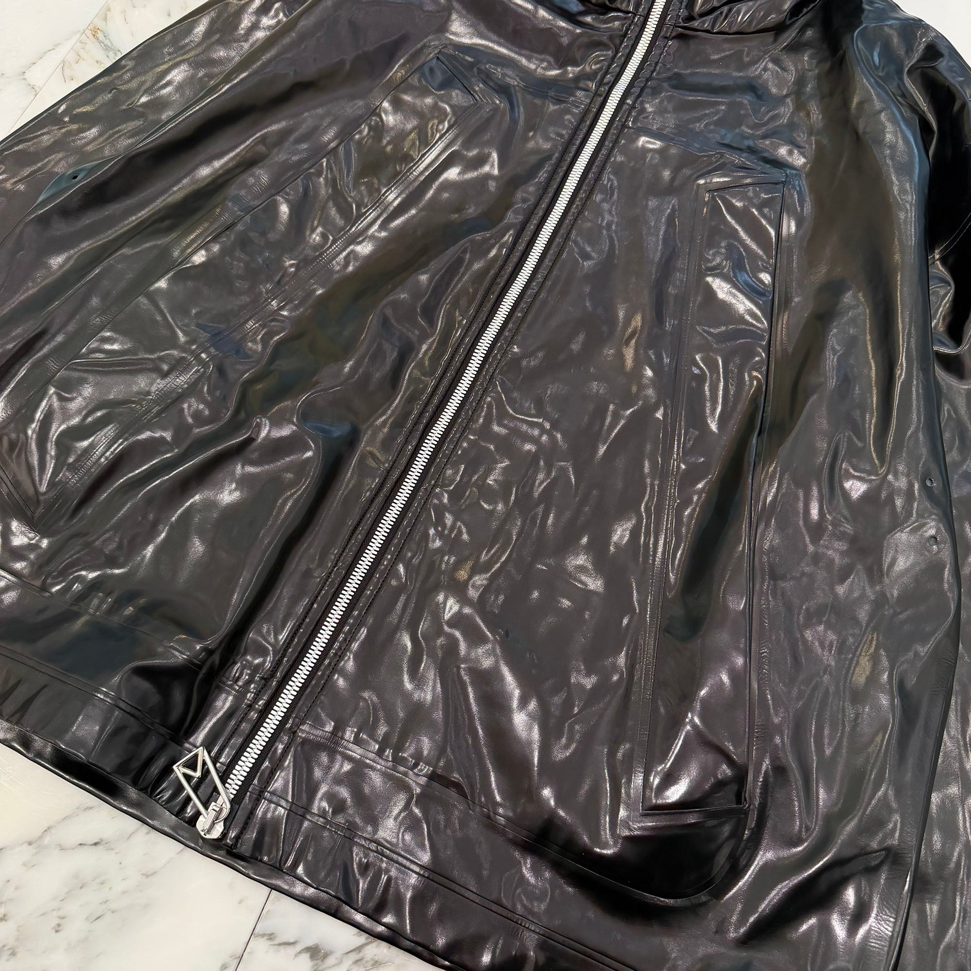 BOTTEGA VENETA 2024SS Liner High Neck Hooded Blouson Jacket 671290-A V1IA0 Size XL ボッテガヴェネタ ライナー ハイネック フーデット ブルゾン ジャケット サイズXL