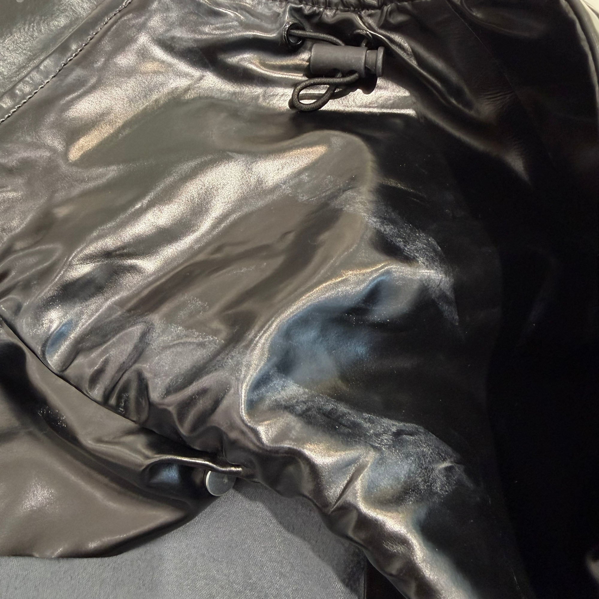 BOTTEGA VENETA 2024SS Liner High Neck Hooded Blouson Jacket 671290-A V1IA0 Size XL ボッテガヴェネタ ライナー ハイネック フーデット ブルゾン ジャケット サイズXL