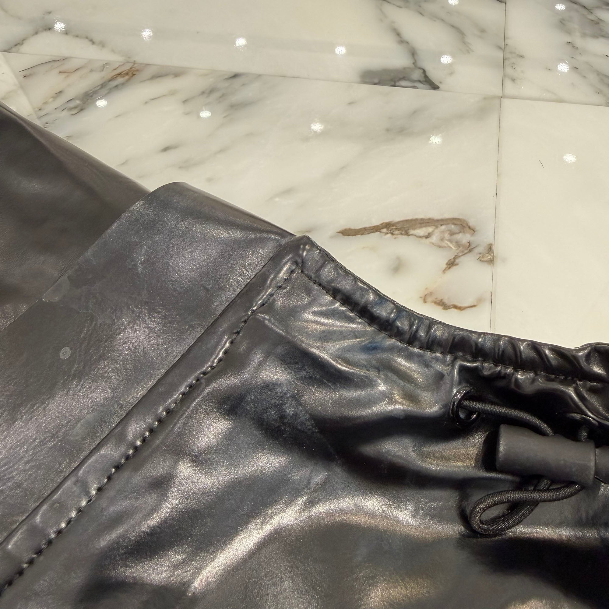 BOTTEGA VENETA 2024SS Liner High Neck Hooded Blouson Jacket 671290-A V1IA0 Size XL ボッテガヴェネタ ライナー ハイネック フーデット ブルゾン ジャケット サイズXL