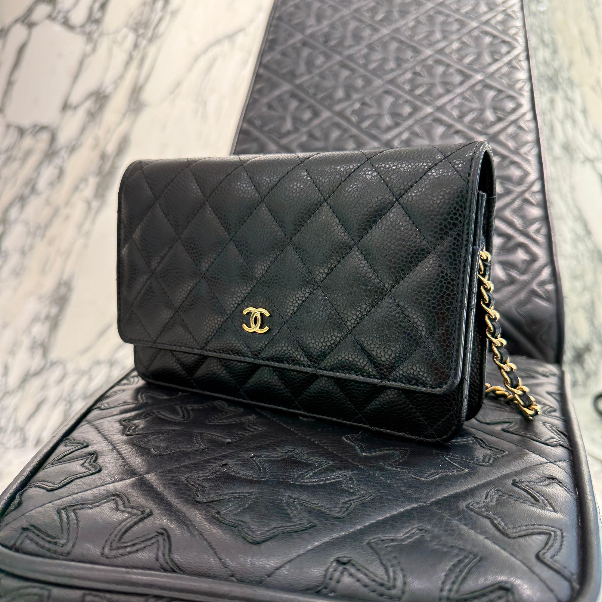 CHANEL Matelassé Classic Chain Wallet Mini Bag シャネル マトラッセ