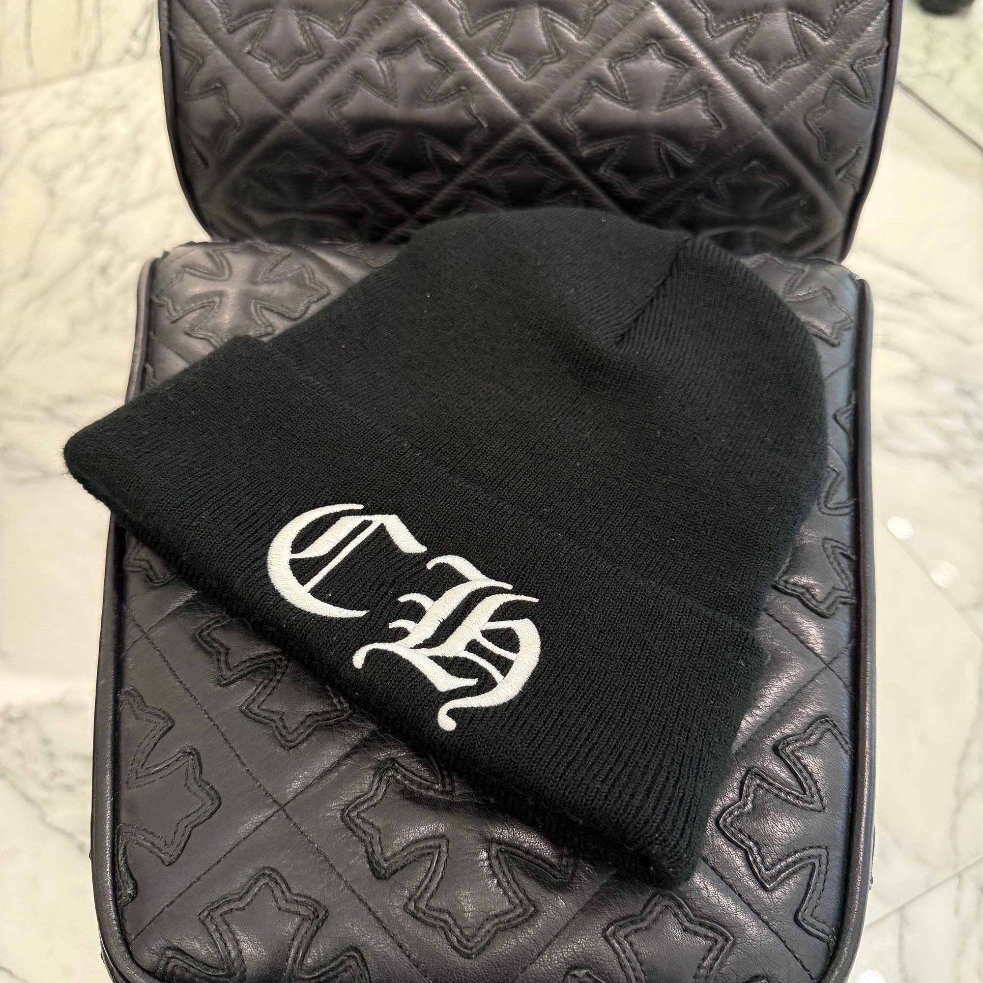 CHROME HEARTS CH Logo Embroidery Beanie Size ONE SIZE (22cm) クロムハーツ CHロゴ刺繍ビーニーサイズONE SIZE (22cm)