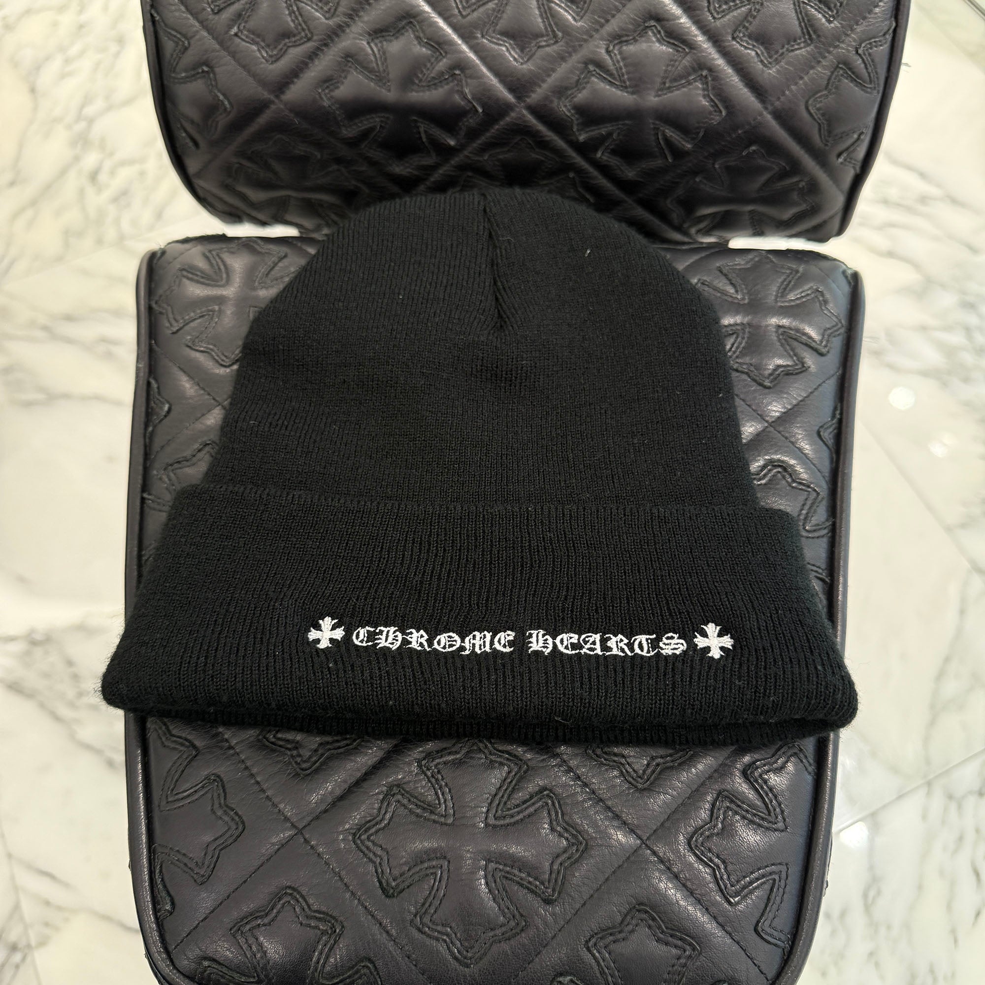 CHROME HEARTS CH Logo Embroidery Beanie Size ONE SIZE (22cm) クロムハーツ CHロゴ刺繍ビーニーサイズONE SIZE (22cm)