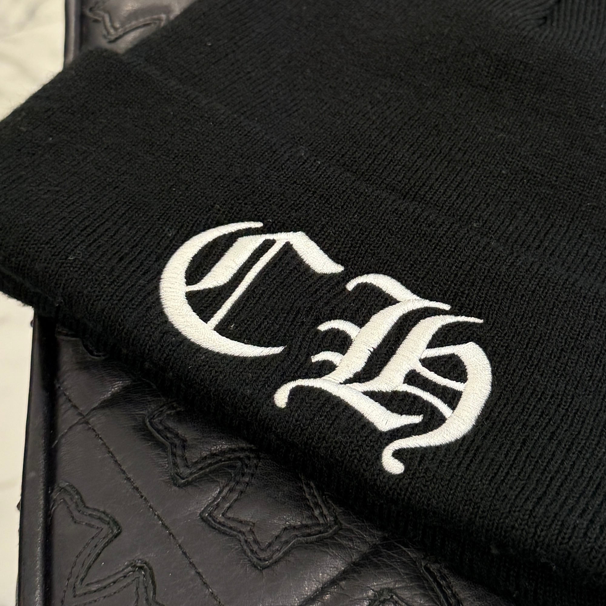 CHROME HEARTS CH Logo Embroidery Beanie Size ONE SIZE (22cm) クロムハーツ CHロゴ刺繍ビーニーサイズONE SIZE (22cm)