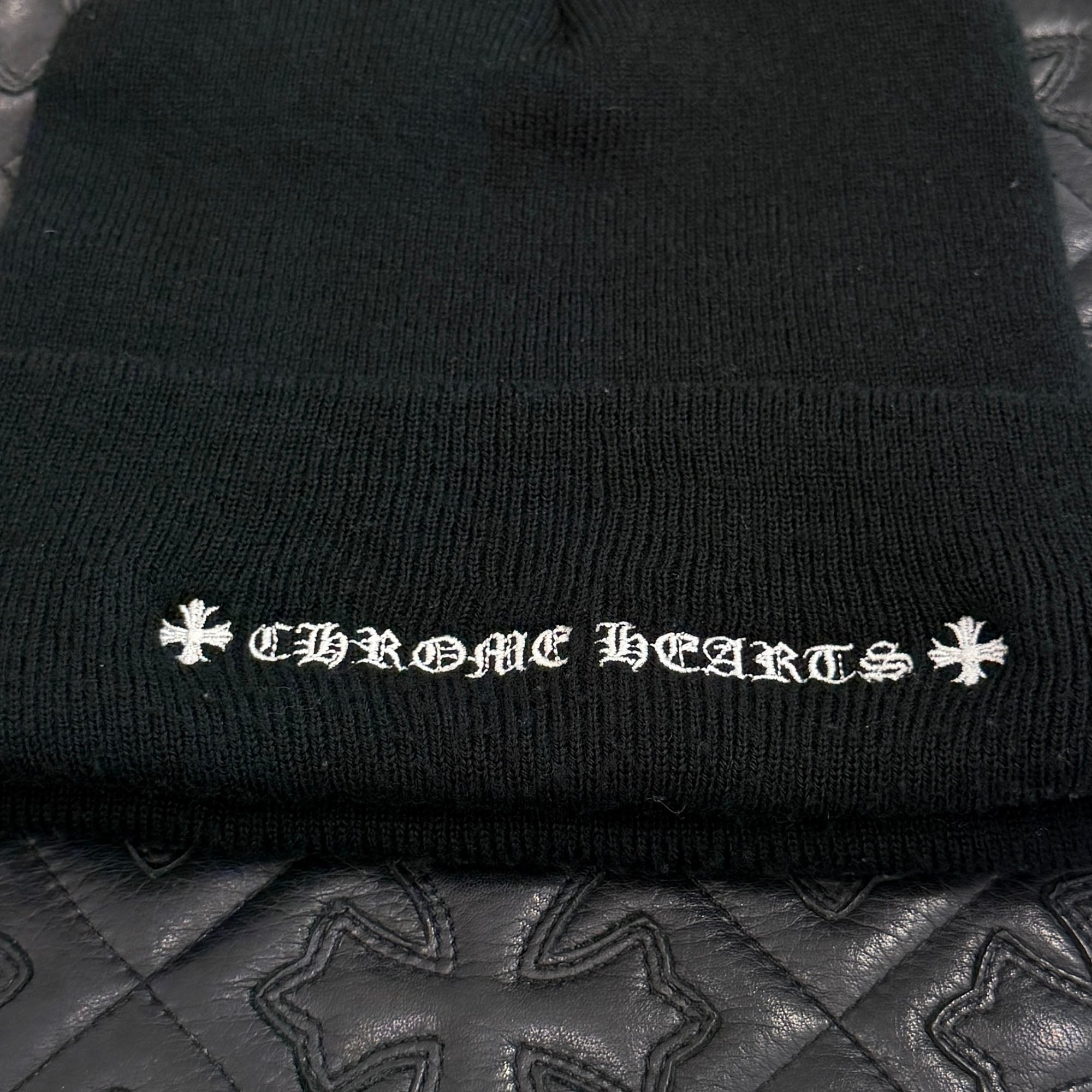 CHROME HEARTS CH Logo Embroidery Beanie Size ONE SIZE (22cm) クロムハーツ CHロゴ刺繍ビーニーサイズONE SIZE (22cm)