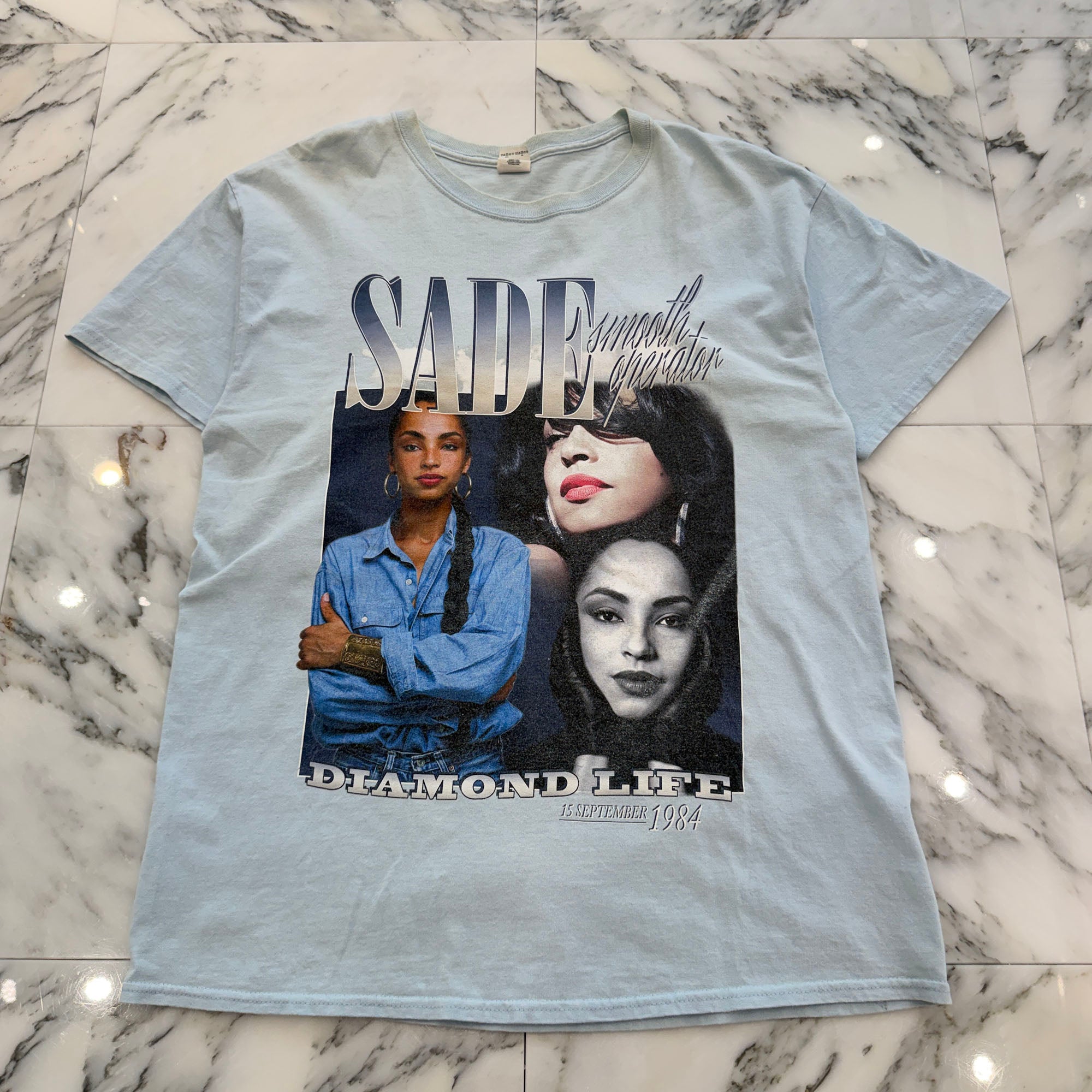 Vintage 90's SADE "Diamond Life" 1984 S/S Tee Size L ヴィンテージ 90's シャーデー "ダイヤモンド・ライフ"1984 Tシャツ サイズL