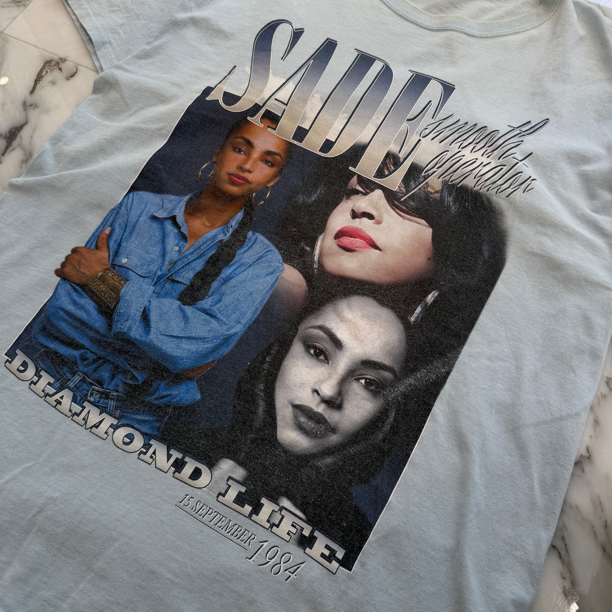Vintage 90's SADE "Diamond Life" 1984 S/S Tee Size L ヴィンテージ 90's シャーデー "ダイヤモンド・ライフ"1984 Tシャツ サイズL