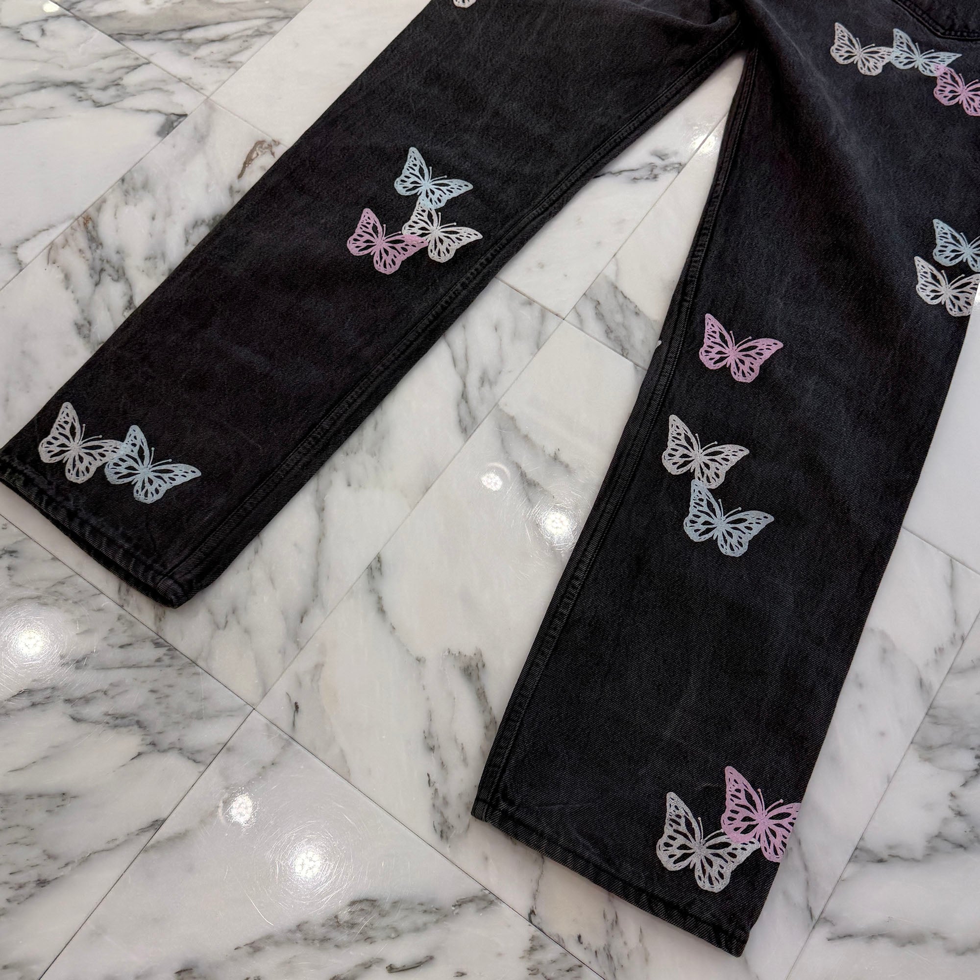 ABOUT DREAMS Butterfly Jeans Size W36×L32 アバウトドリームズ バタフライジーンズ サイズW36×L32