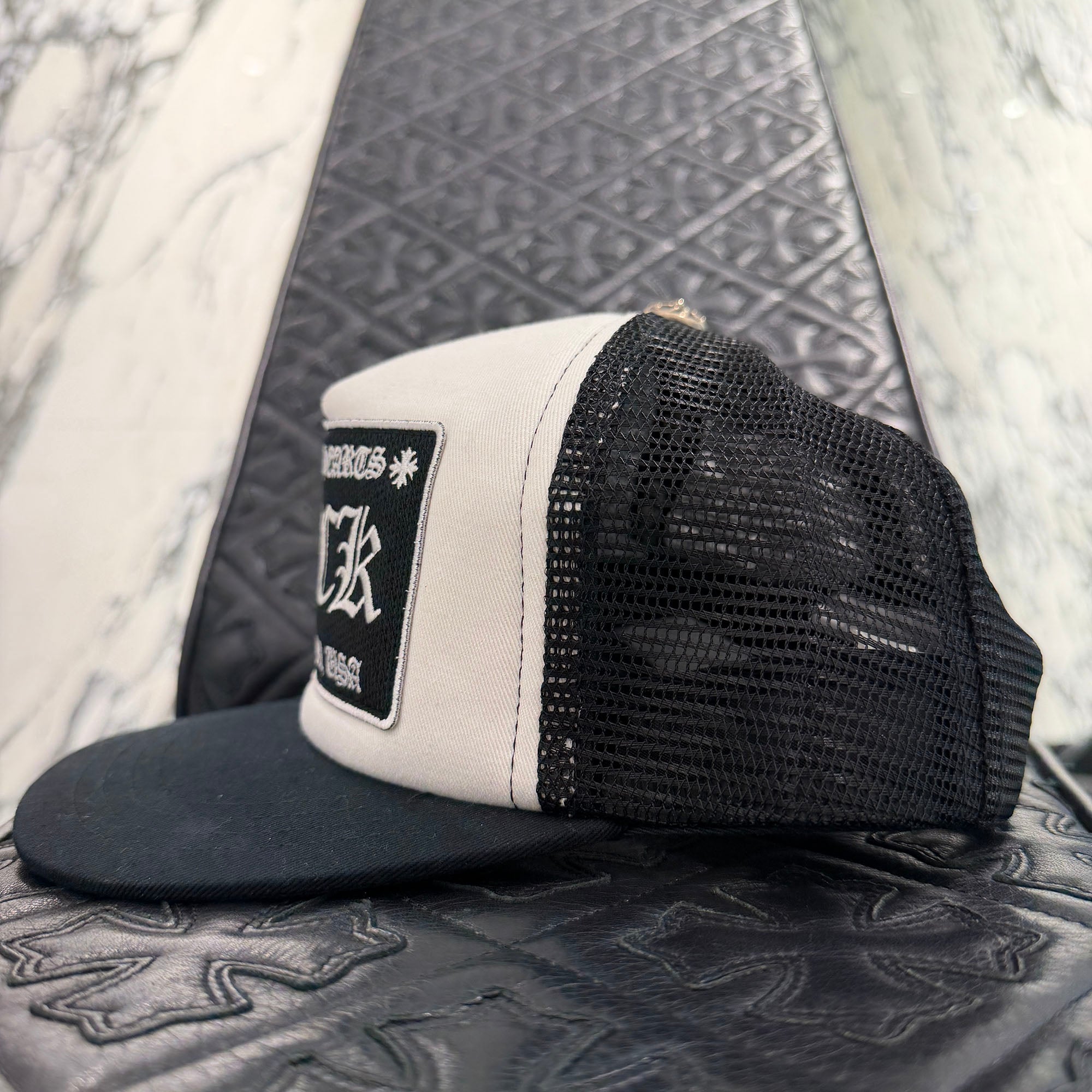 CHROME HEARTS TRUCKER FUCK CAP Size ONE SIZE (51-61) クロムハーツ トラッカーキャップ メッシュキャップ FUCKパッチ サイズONE SIZE (51-61)