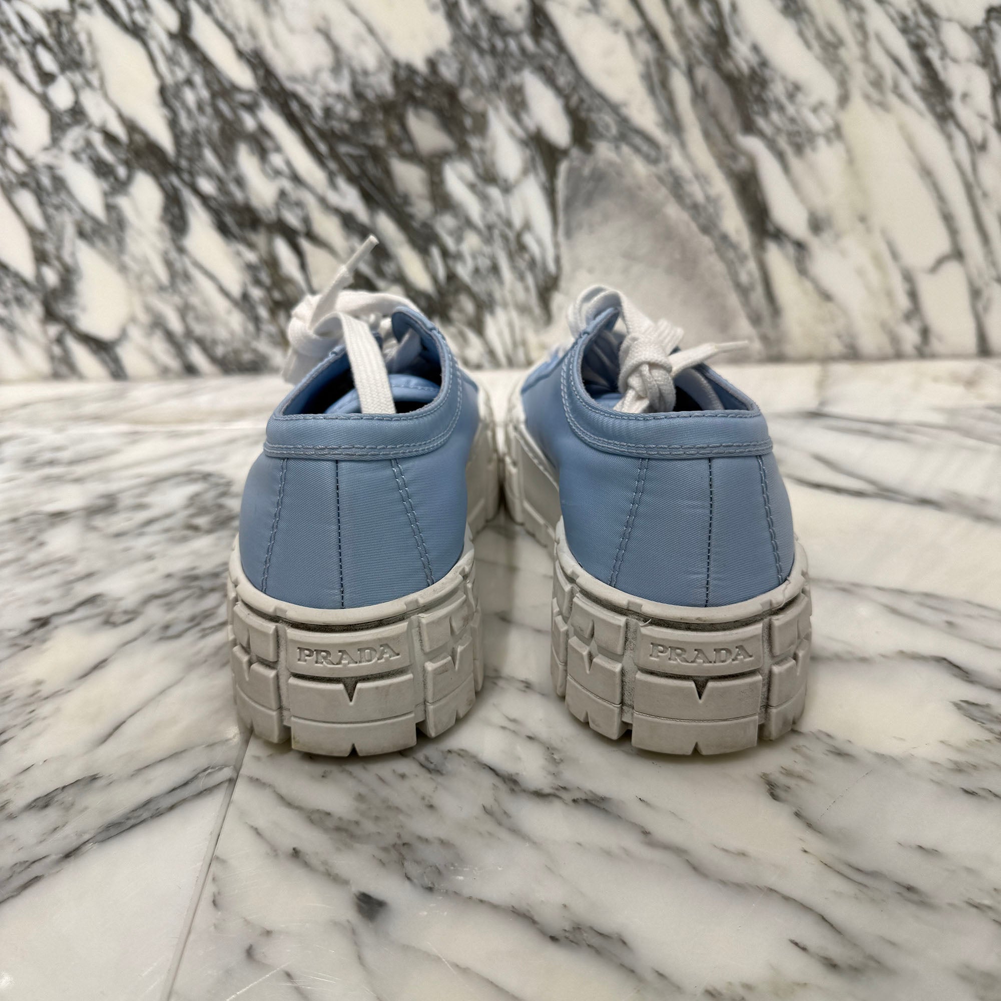 PRADA 2022SS Double Wheel Nylon Gabardine Sneakers 3LFX-1E260M Size 36 (23.0cm～23.5cm) プラダ ダブルホイール ナイロンギャバジン スニーカー サイズ36 (23.0cm～23.5cm)