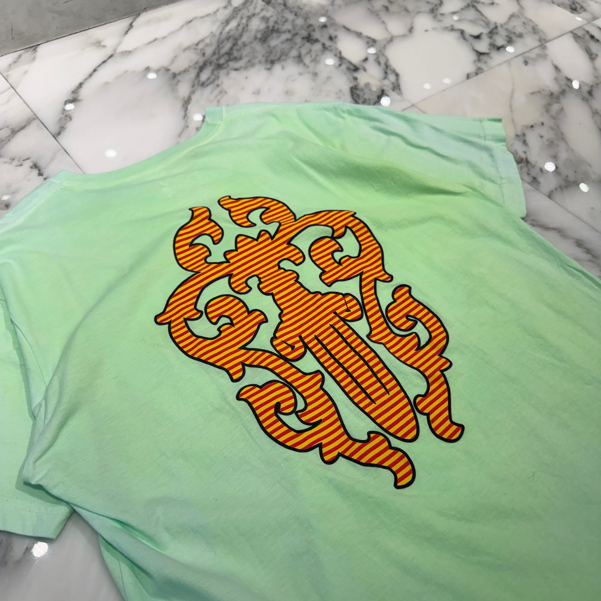 CHROME HEARTS Striped Dagger Tee Size L クロムハーツ ストライプダガーTシャツ サイズL