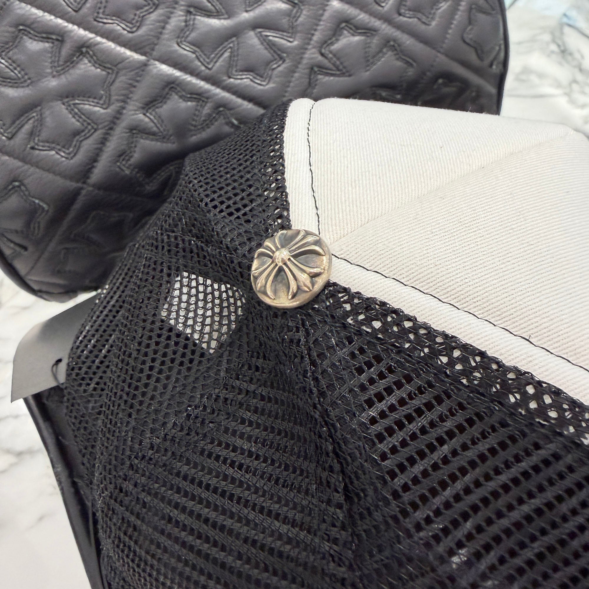 CHROME HEARTS TRUCKER FUCK CAP Size ONE SIZE (51-61) クロムハーツ トラッカーキャップ メッシュキャップ FUCKパッチ サイズONE SIZE (51-61)