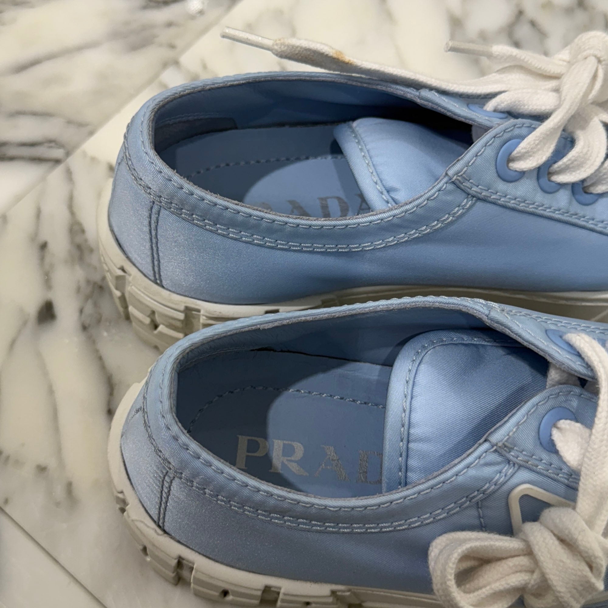 PRADA 2022SS Double Wheel Nylon Gabardine Sneakers 3LFX-1E260M Size 36 (23.0cm～23.5cm) プラダ ダブルホイール ナイロンギャバジン スニーカー サイズ36 (23.0cm～23.5cm)