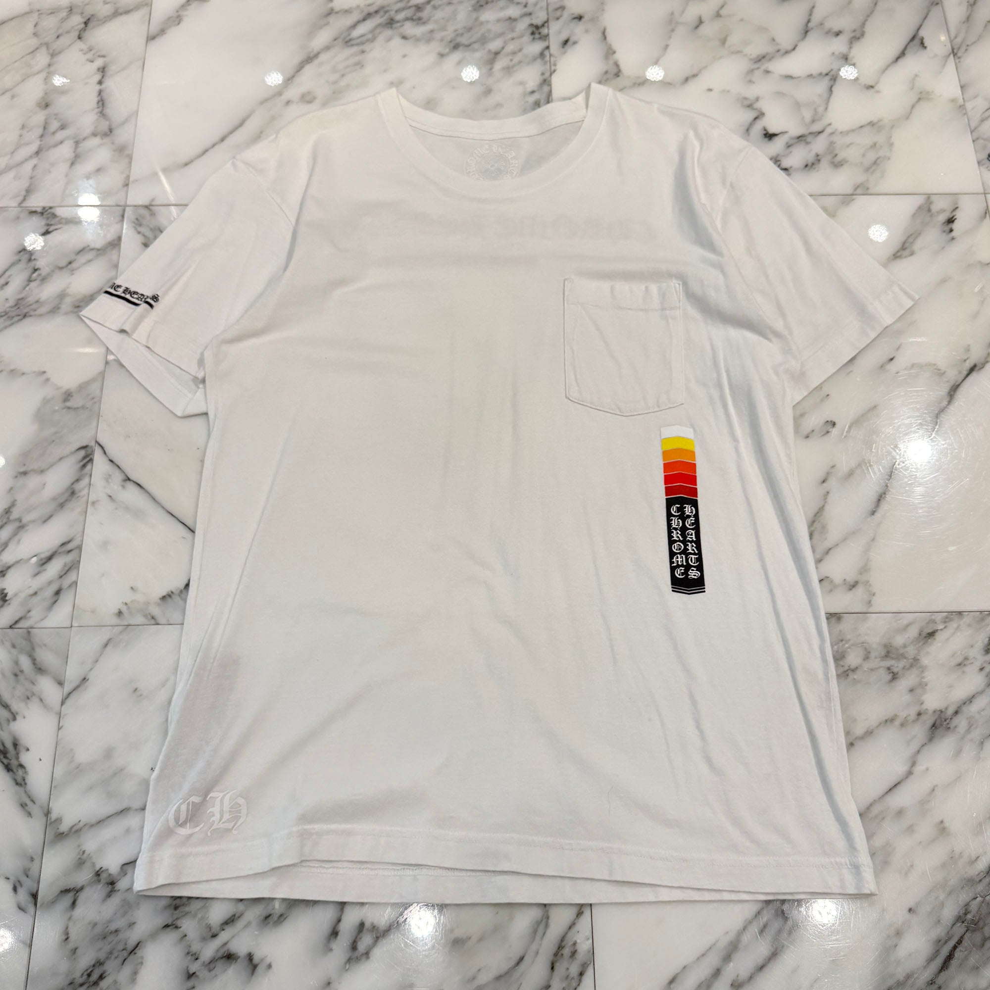 CHROME HEARTS Neon Bar Logo Tee Size L クロムハーツ ネオンバー