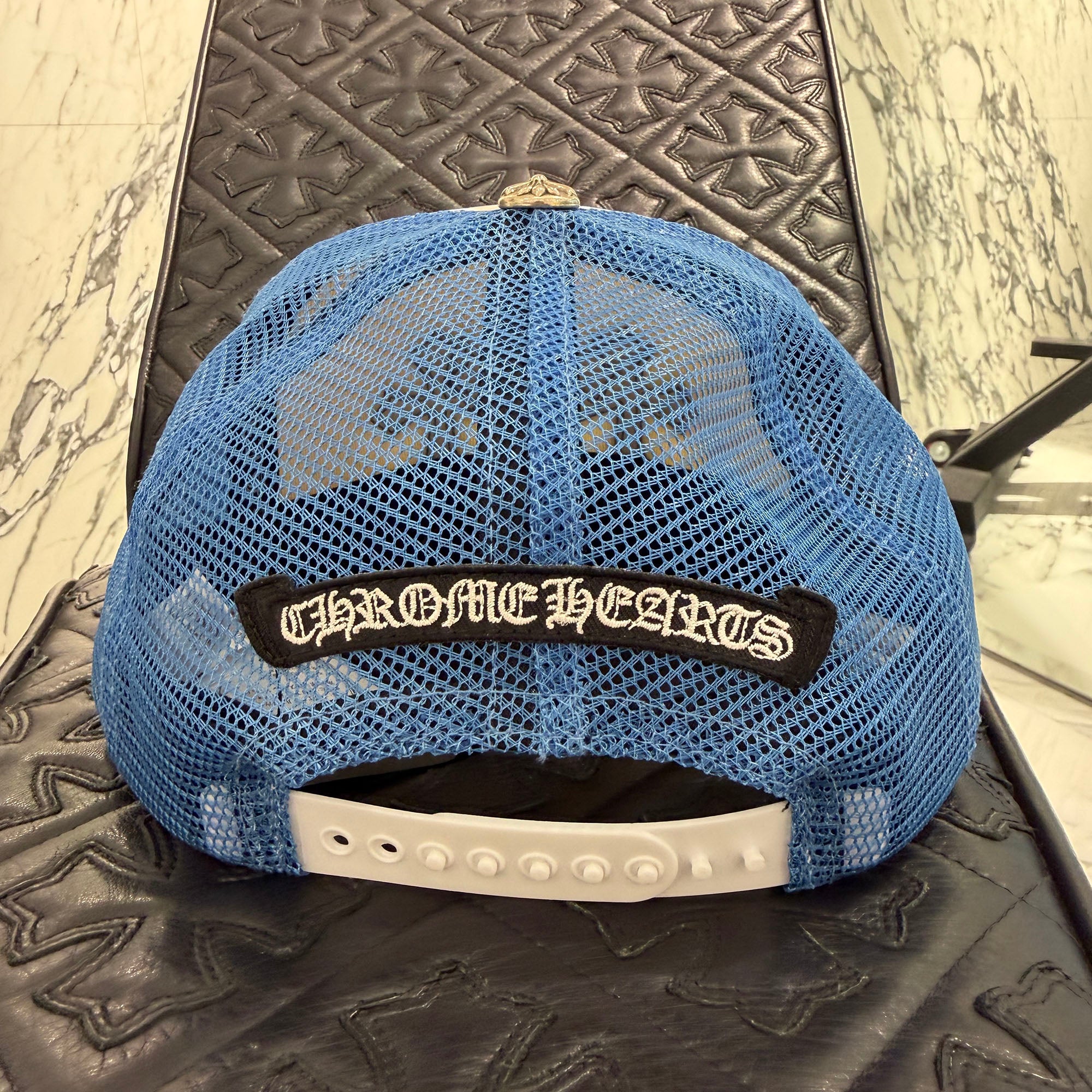 CHROME HEARTS Triple Cross Patch Trucker Cap Size ONE SIZE (53-60) クロムハーツ トリプルクロスパッチトラッカーキャップ サイズONE SIZE (53-60)