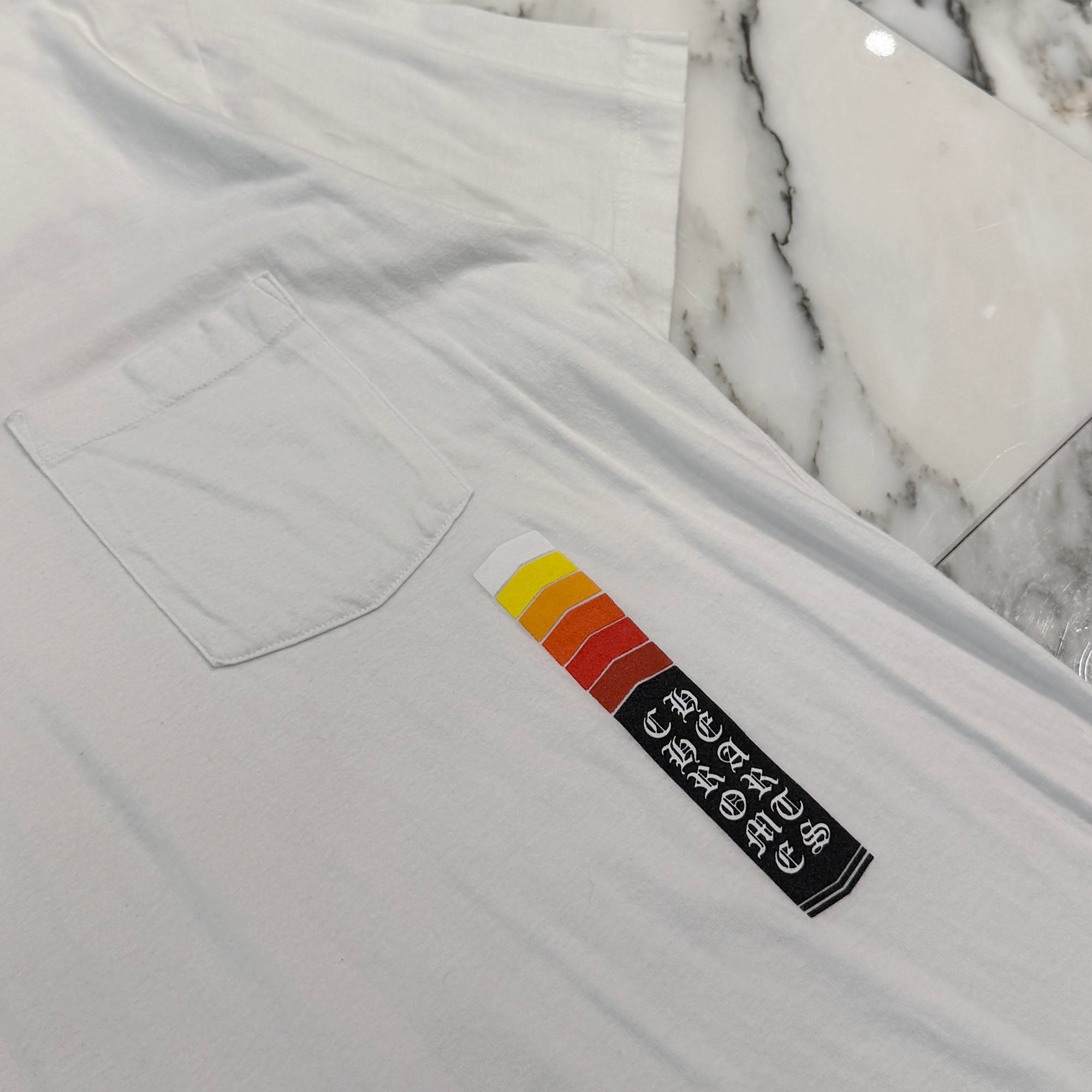 CHROME HEARTS Neon Bar Logo Tee Size L クロムハーツ ネオンバー ロゴ Tシャツ サイズL