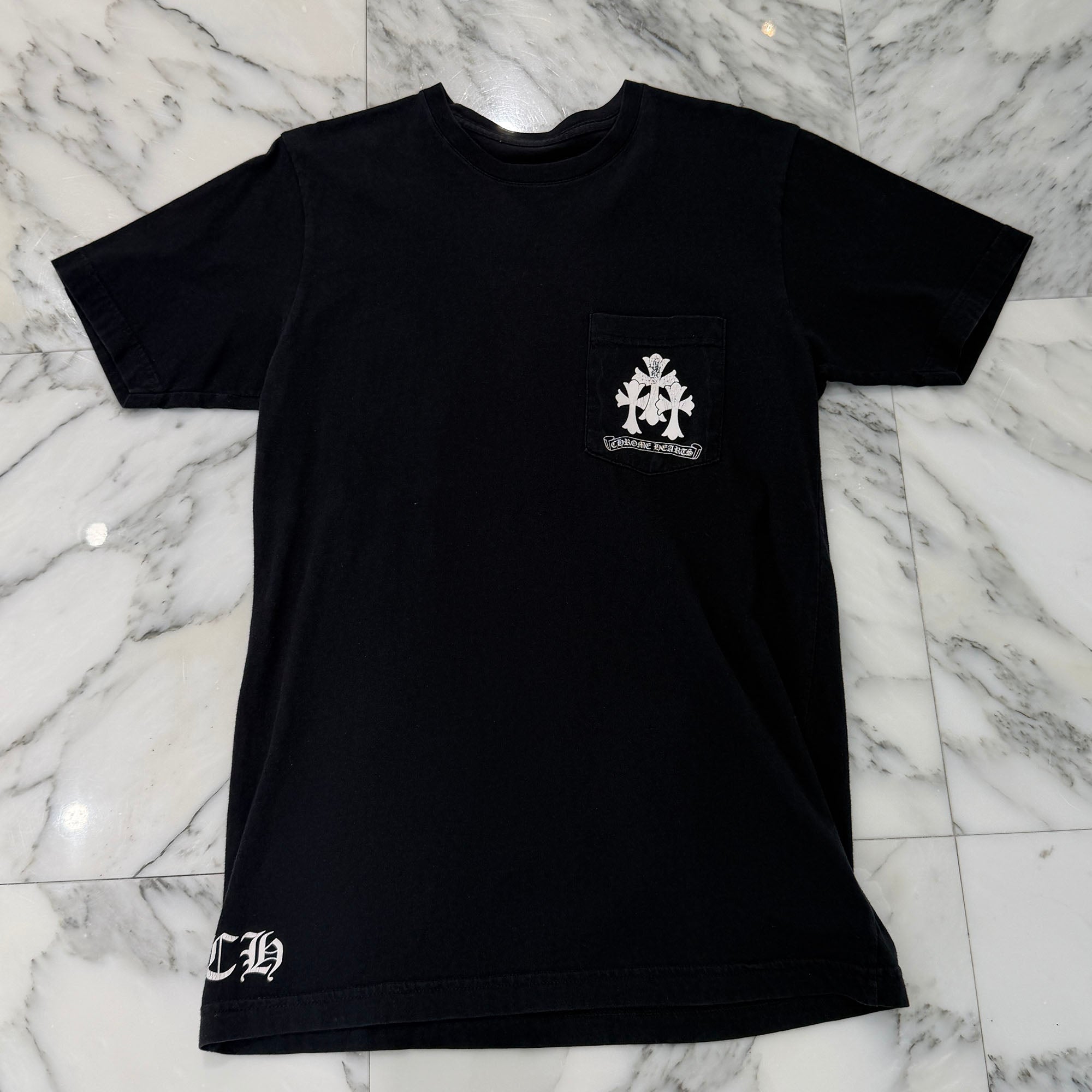 CHROME HEARTS Cross Tire Track Tee Size M クロムハーツ クロス タイヤトラック Tシャツ サイズM