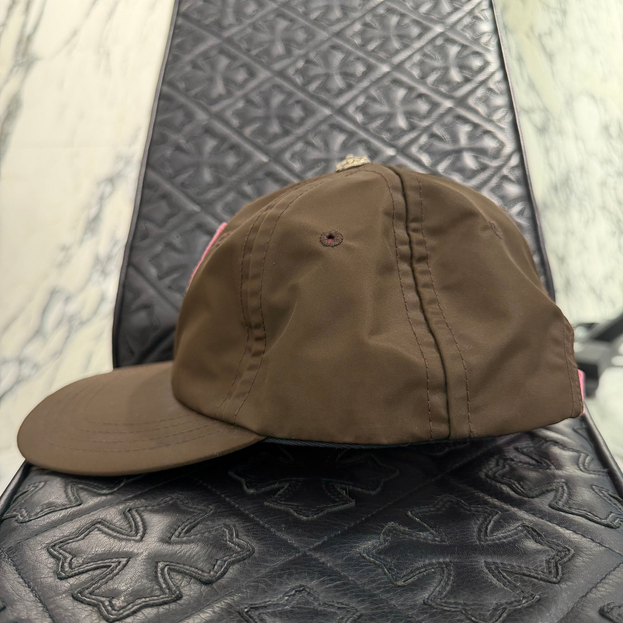 CHROME HEARTS Striped Heart Trucker Cap Size ONE SIZE (53-60) クロムハーツ ストライプハートトラッカーキャップ サイズ ONE SIZE (53-60)