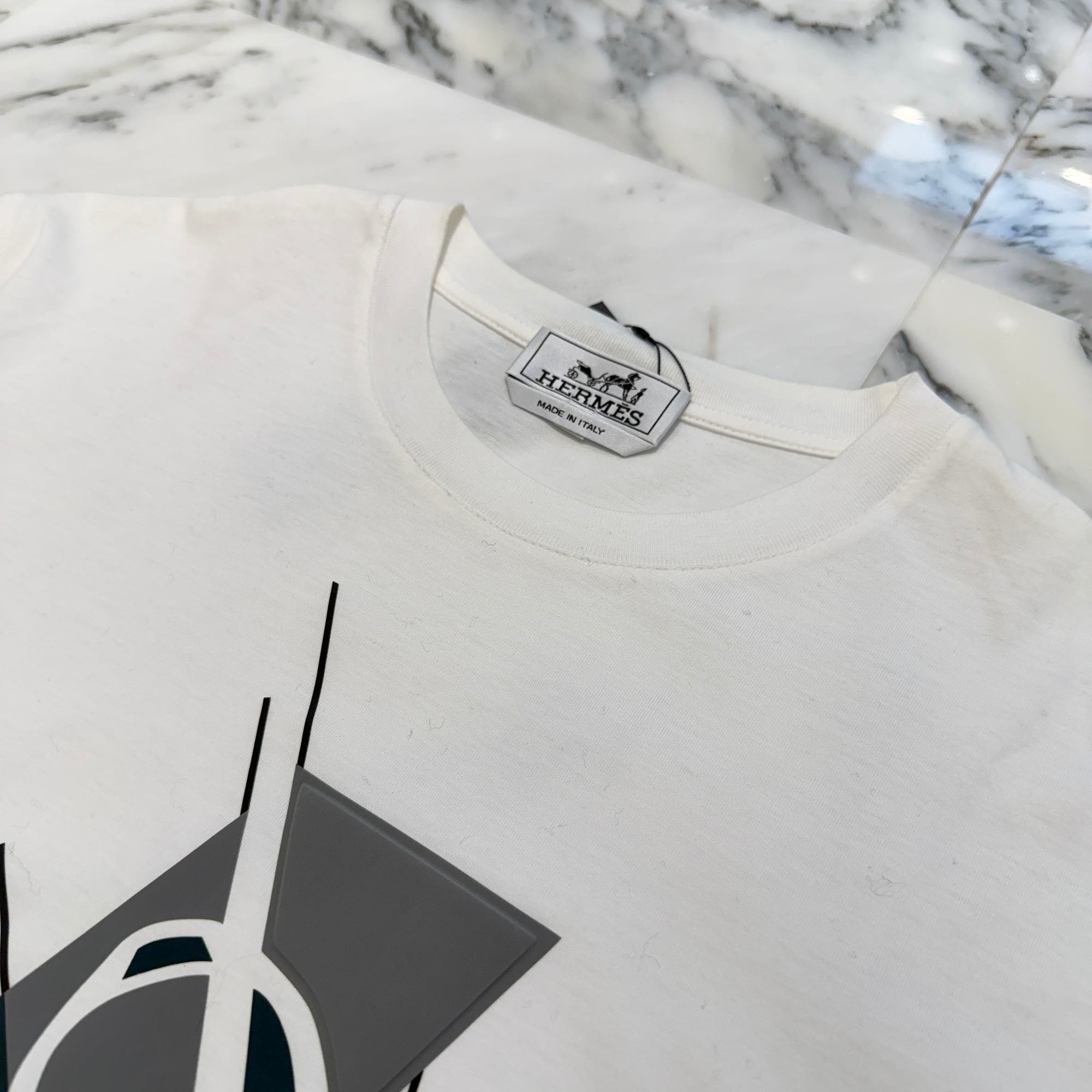 HERMES 2024SS Etrier En Fragment Short Sleeve Tee Size M エルメス エトリエ・アン・フラグモン ショートスリーブTシャツ サイズM