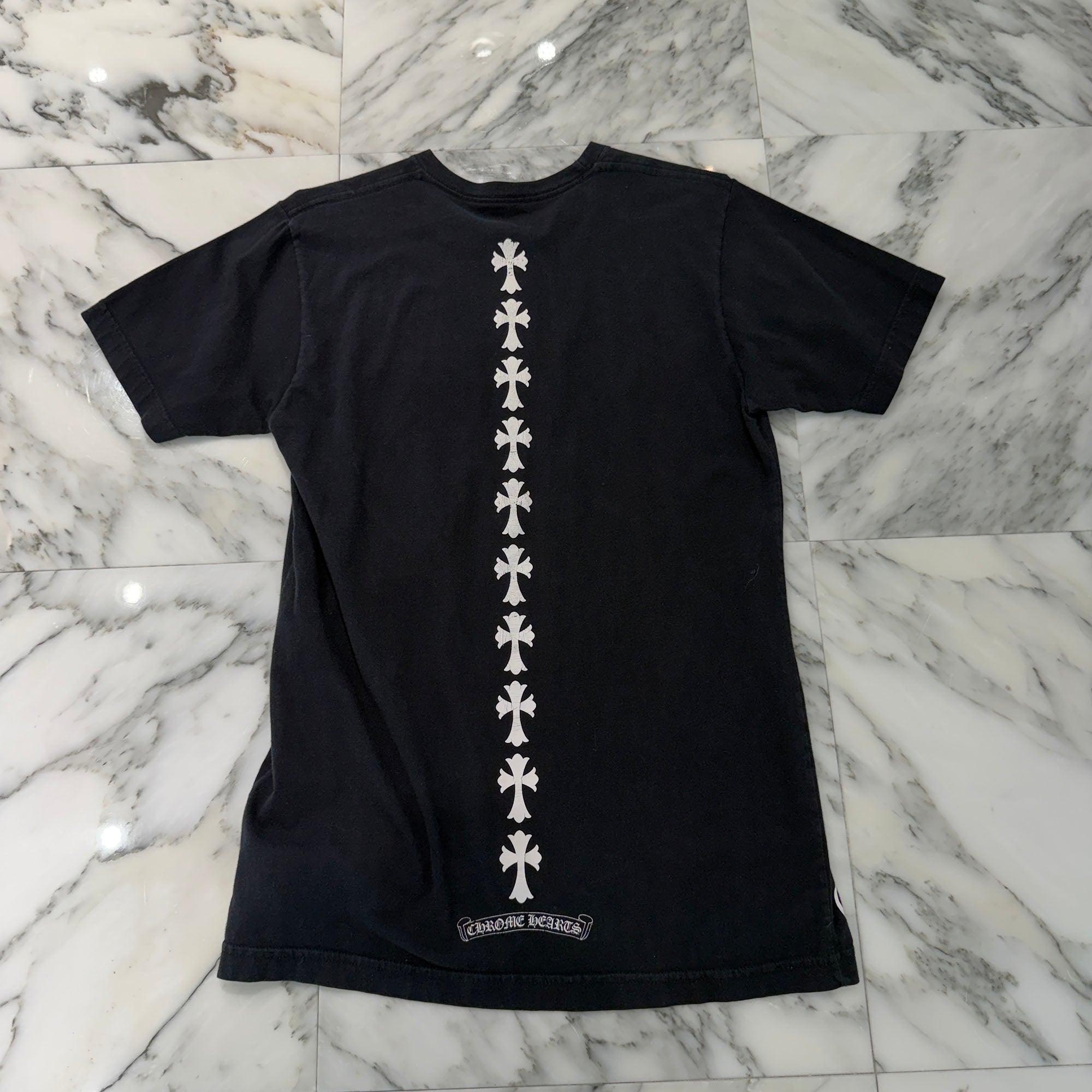 CHROME HEARTS Cross Tire Track Tee Size M クロムハーツ クロス タイヤトラック Tシャツ サイズM