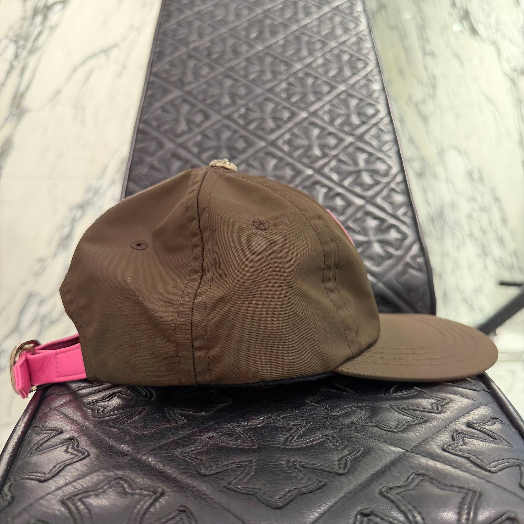 CHROME HEARTS Striped Heart Trucker Cap Size ONE SIZE (53-60) クロムハーツ ストライプハートトラッカーキャップ サイズ ONE SIZE (53-60)