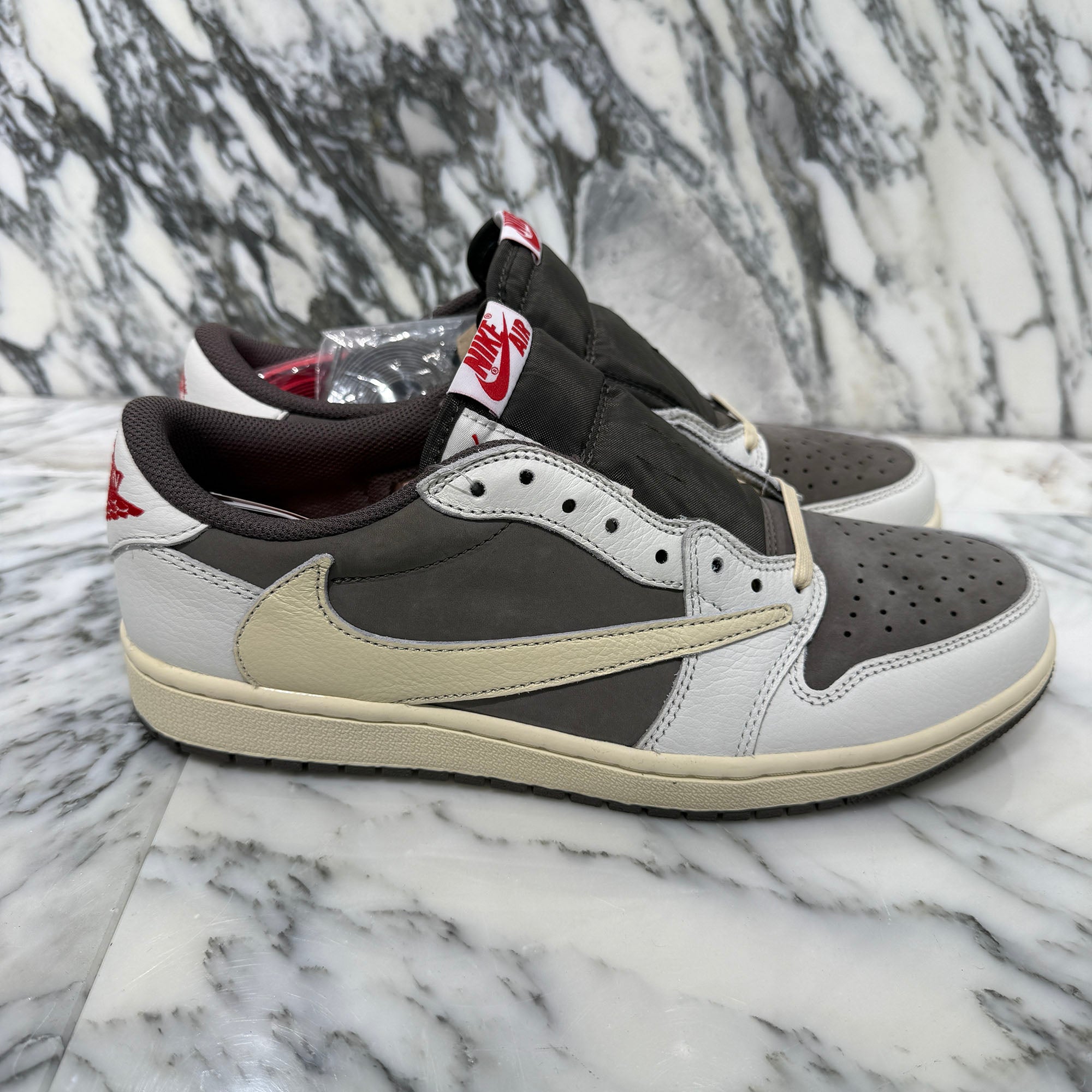 NIKE × Travis Scott 2022AW Air Jordan 1 Low OG SP "Reverse Mocha/Sail and Ridgerock" DM7866-162 Size US10.5（28.5cm）ナイキ×トラヴィススコット エアジョーダン1 ロー OG SP "リバース モカ/セイル アンド リッジロック" サイズUS10.5（28.5cm