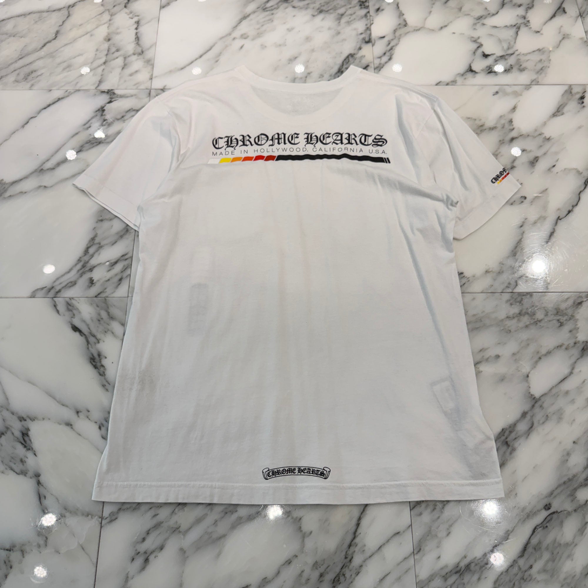 クロムハーツネオンtシャツ Lサイズ CHROME HEARTS Neon Bar Logo Tee Size L クロムハーツ ネオンバー