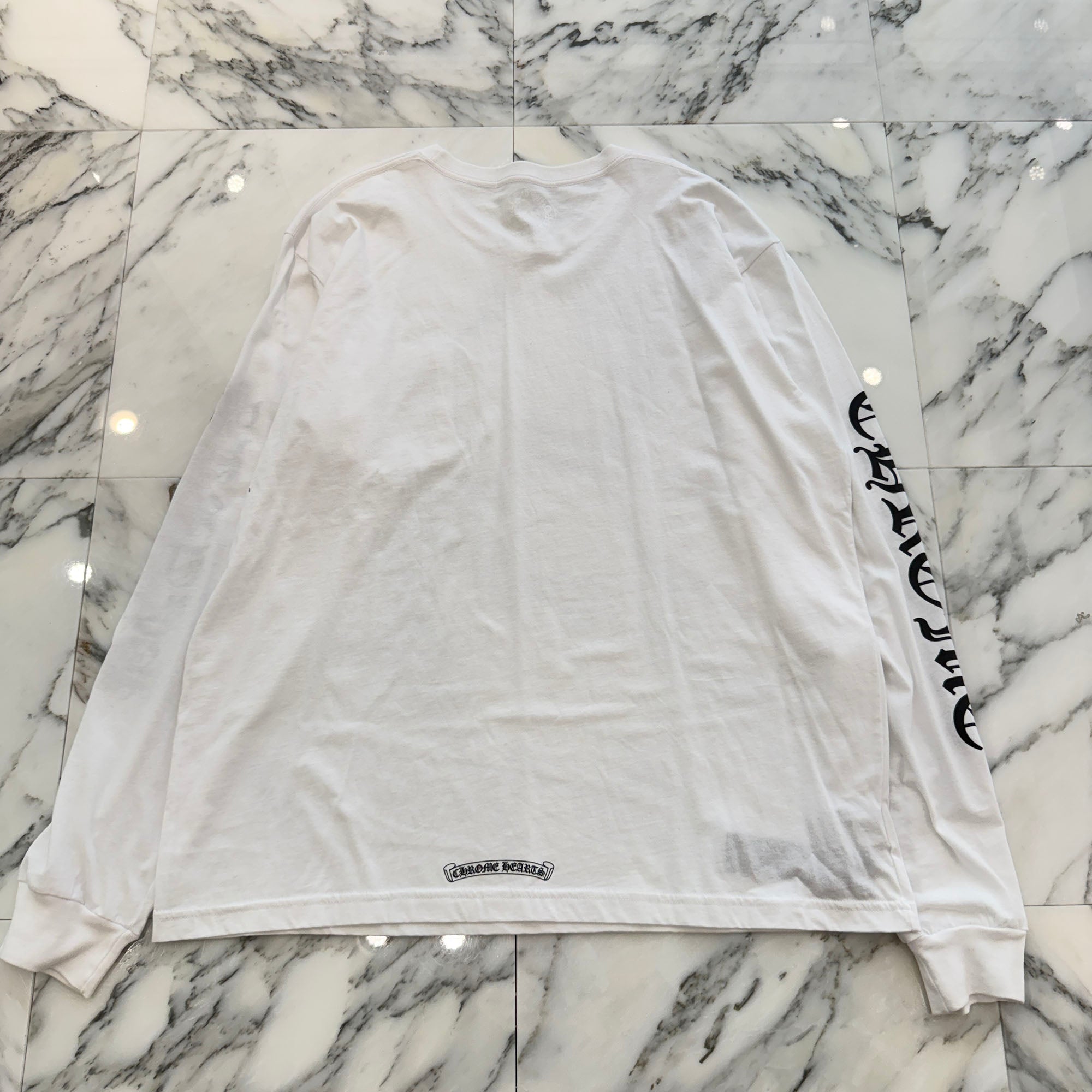 CHROME HEARTS Neck Logo Long Sleeve Tee Size XXL クロムハーツ ネックロゴ ロングスリーブTシャツ サイズXXL