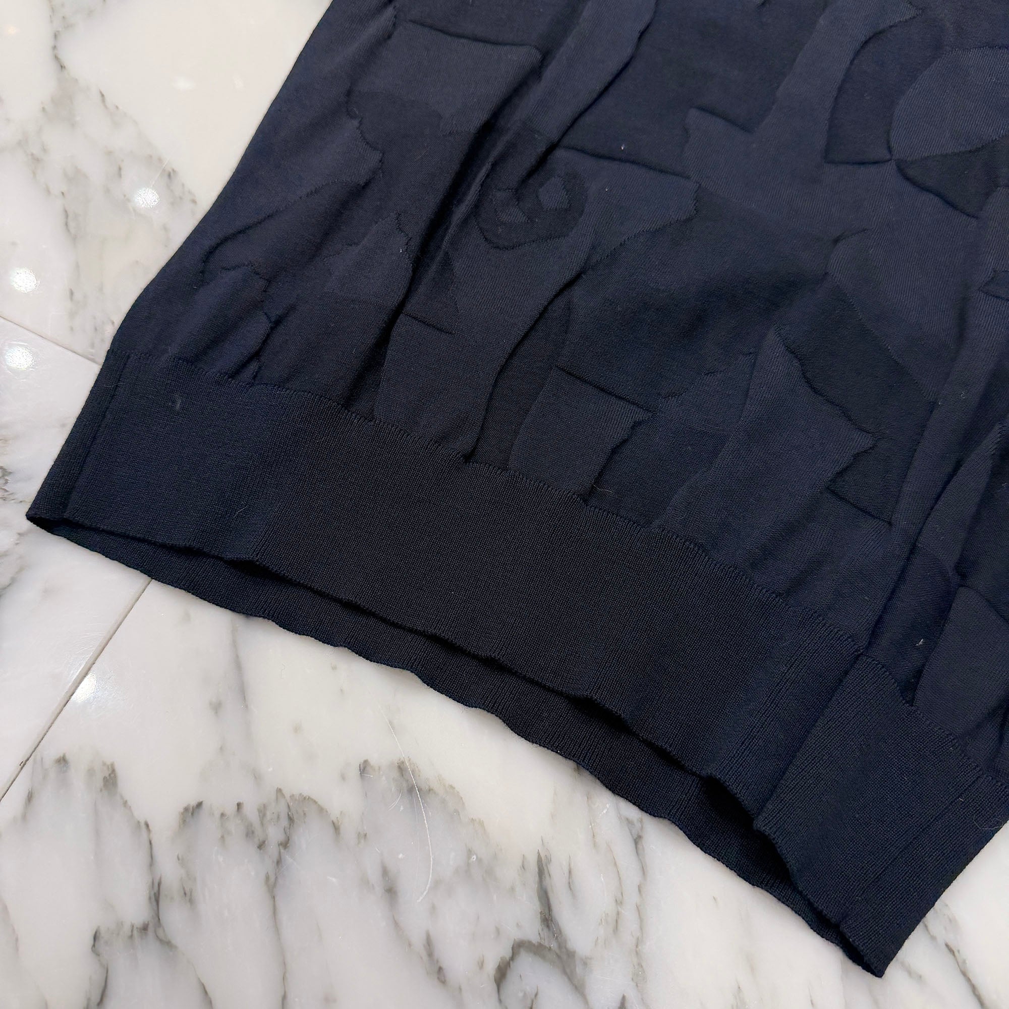 HERMES 2024SS Jeu De Points Harnais Short Sleeved Crew Neck Knit Tee Size M エルメス ジュー・ドゥ・ポワン・アルネ ショート スリーブ クルーネックニット Tシャツ サイズM