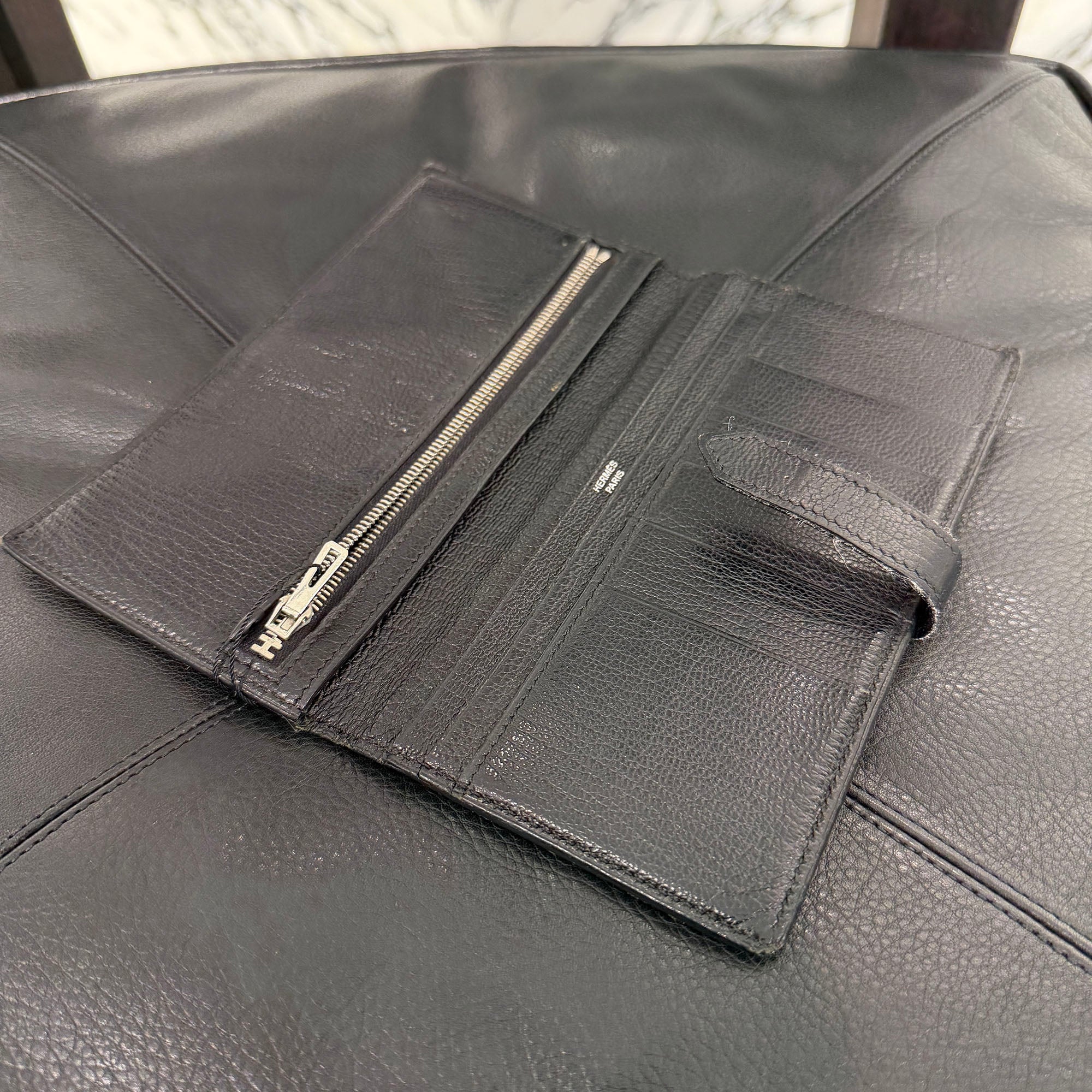 HERMES Bearn Soufflé Chevre Mysore Leather Wallet □K刻印(2014年) エルメス ベアンスフレ シェブルミゾル レザーウォレット □K刻印(2014年)