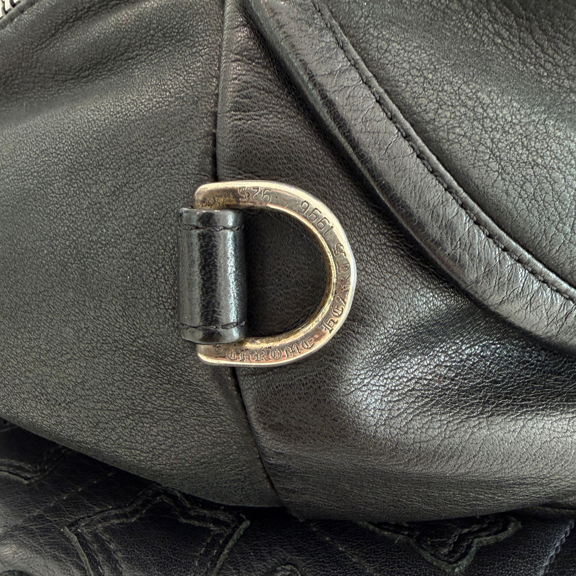 CHROME HEARTS SNAT PACK Leather Shoulder Bag Extra Large クロムハーツ スナットパック レザー ショルダーバッグ エクストララージ