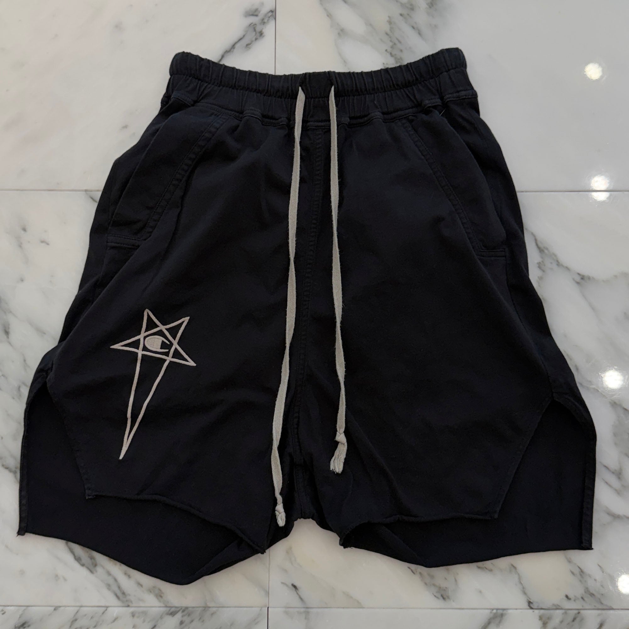 Rick Owens × Champion 2022SS Graphic Short Pants CM01B8125-CHJEG Size XS リックオウエンス × チャンピオン グラフィック ショート パンツ サイズXS