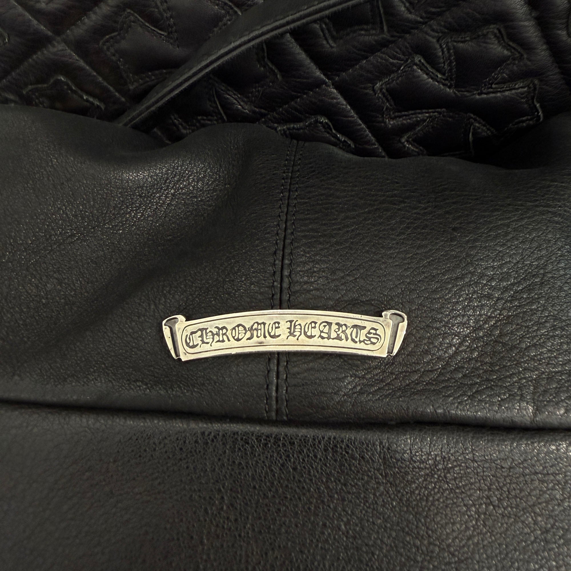 CHROME HEARTS SNAT PACK Leather Shoulder Bag Extra Large クロムハーツ スナットパック レザー ショルダーバッグ エクストララージ