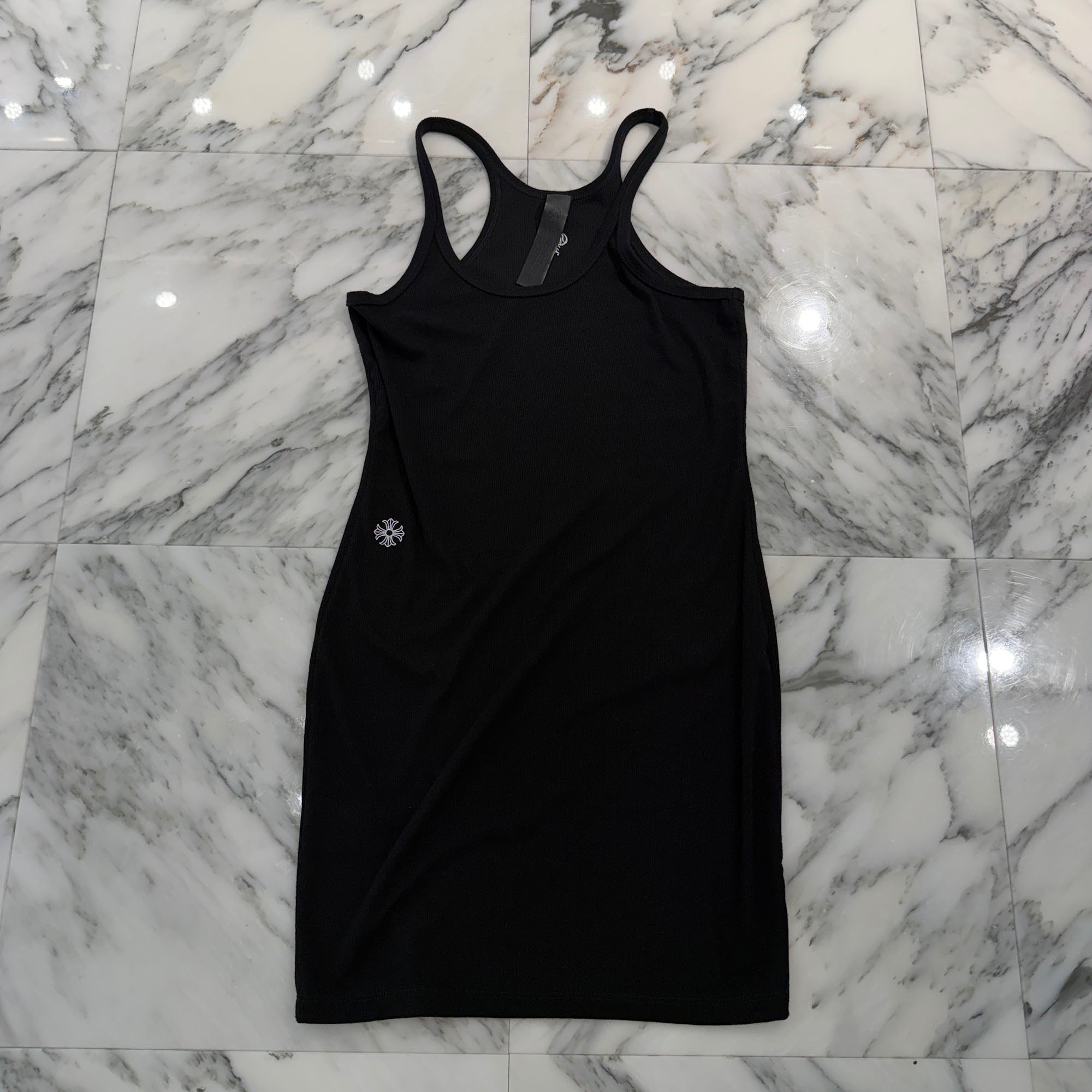 CHROME HEARTS Y NOT CH Plus Logo Embroidery Rayon Camisole Size M クロムハーツ ワイノット CHプラス ロゴ刺繍 レーヨン キャミソール サイズM