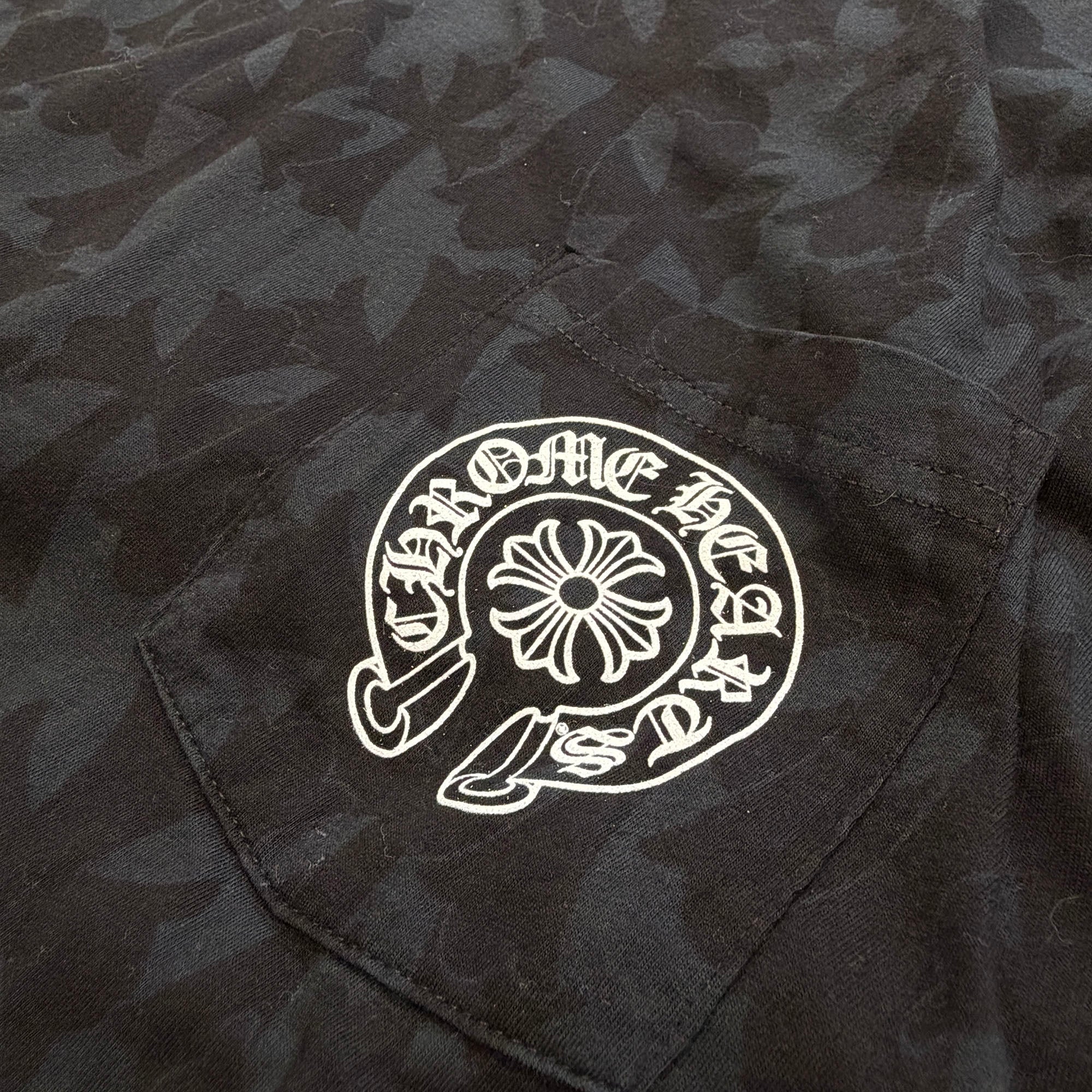 CHROME HEARTS 2024SS Graveyard Cemetery Cross Long Sleeve Tee Size XL クロムハーツ グレイブヤード セメタリークロス ロングスリーブTシャツ 総柄 サイズXL