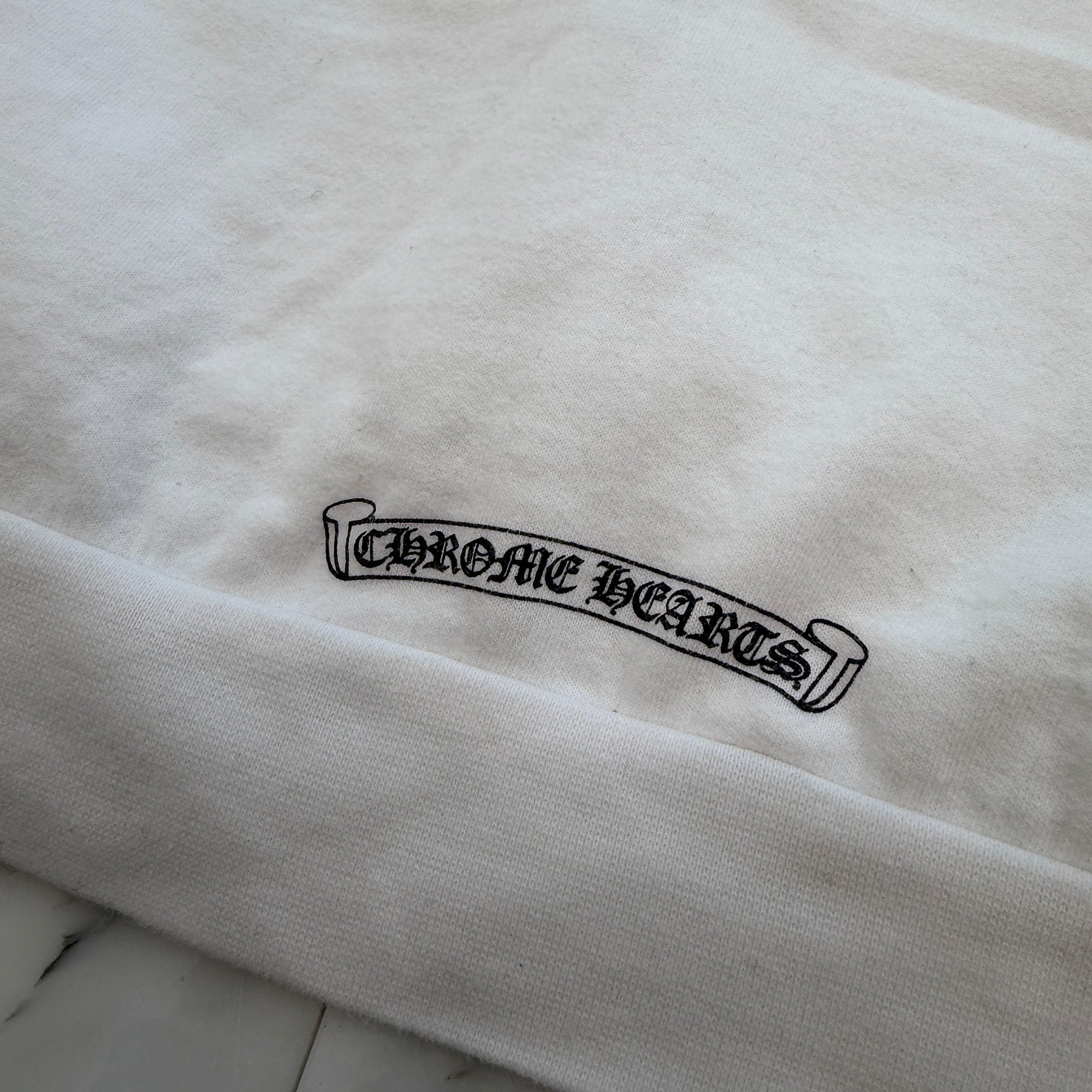 CHROME HEARTS CH Plus Yellow Cross Logo Pullover Hoodie Size XL クロムハーツ CHプラス イエロークロス ロゴ プルオーバーフーディー サイズXL