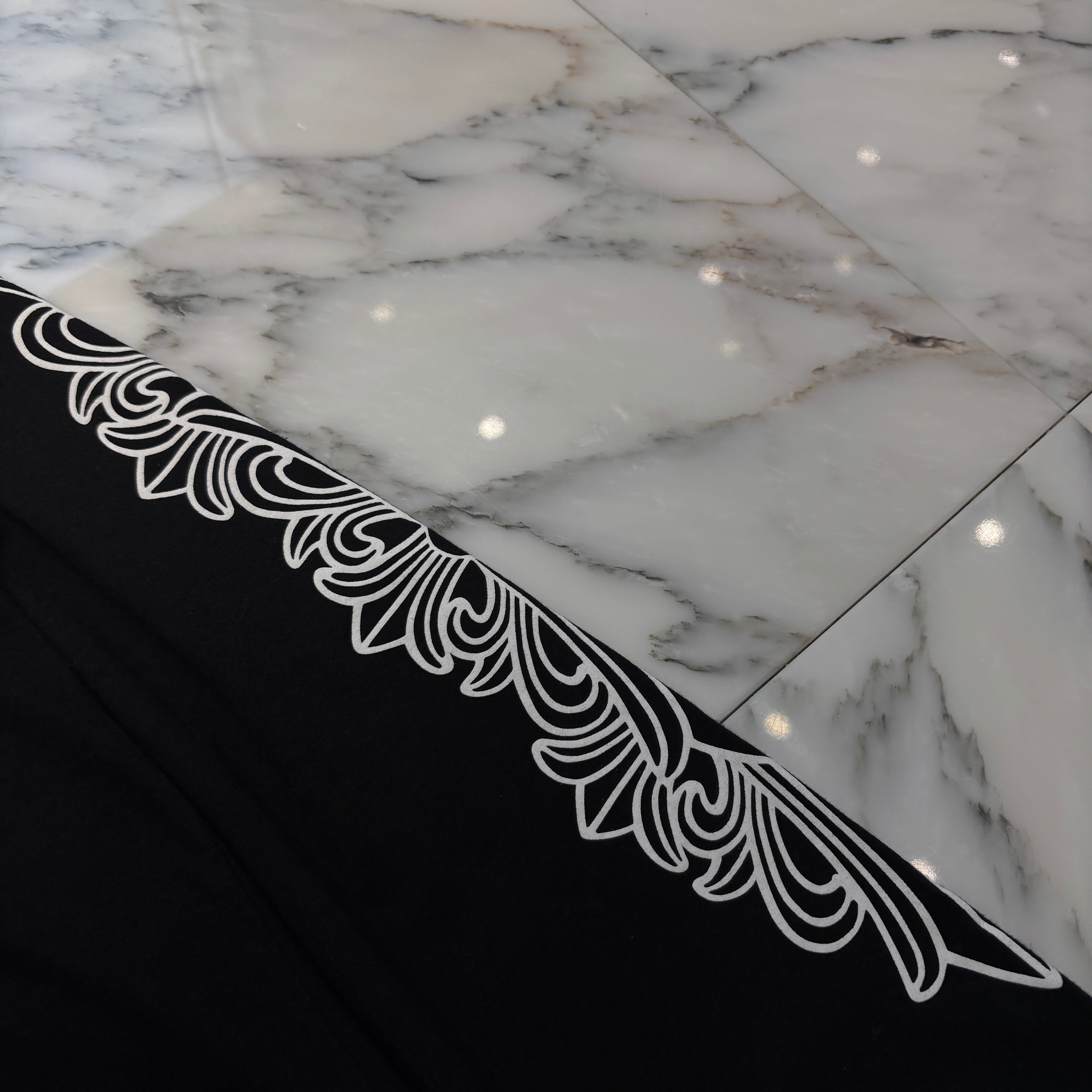 CHROME HEARTS FOTI MAHALIA Floral Cross Long Sleeve Tee Size L クロムハーツ フォティ マハリア フローラルクロス ロングスリーブTシャツ サイズL