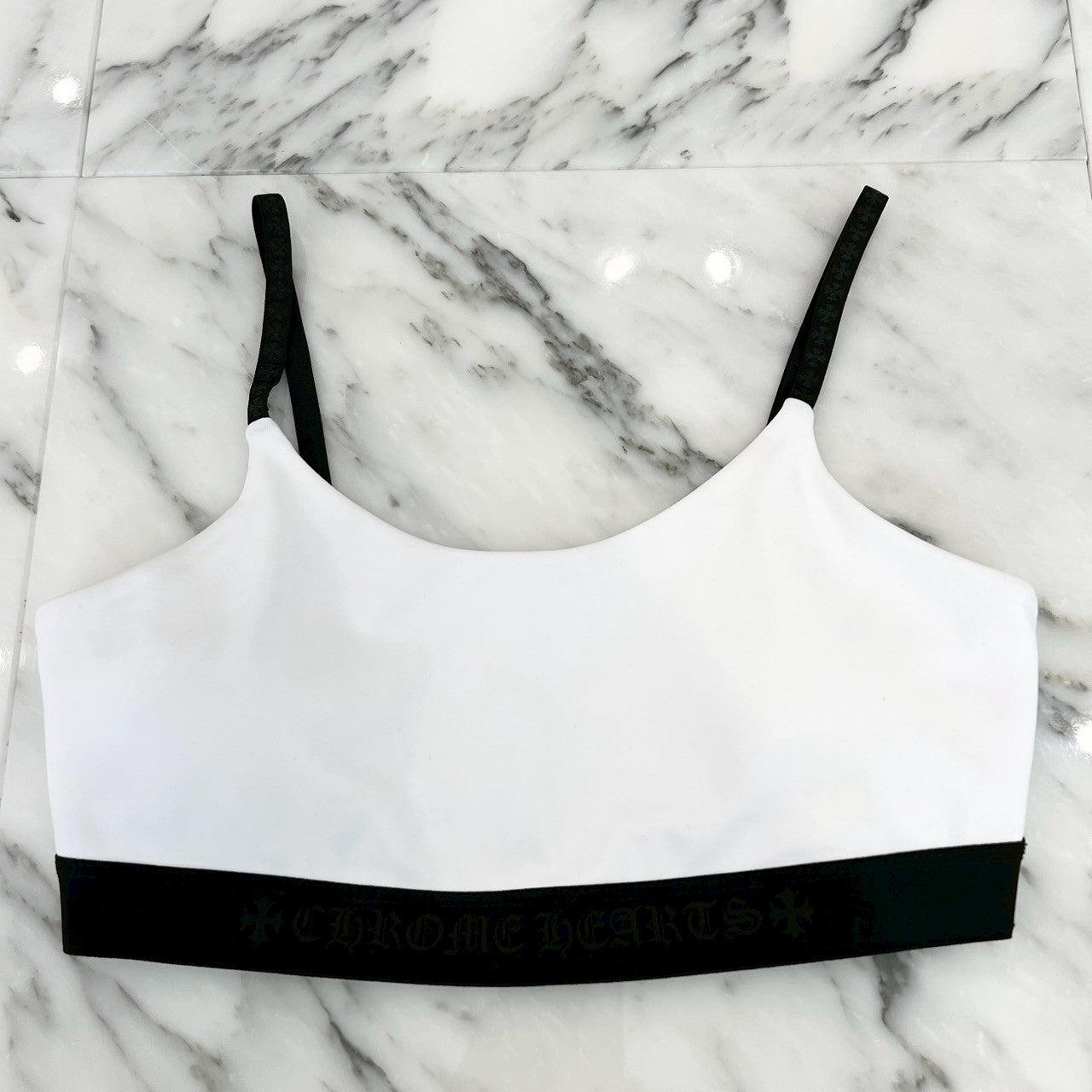 CHROME HEARTS CH Logo YOGA WEAR Cup in Bra Top Size S クロムハーツ CHロゴ ヨガウェア カップイン ブラトップ サイズS