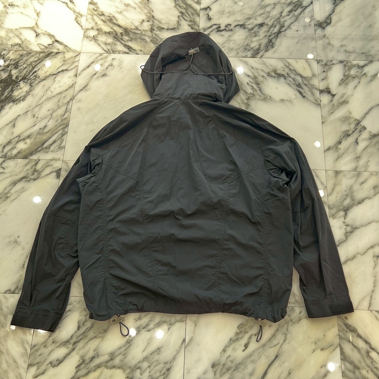 LOUIS VUITTON 2021SS LV2054 Nylon Hooded Zip Up Jacket HKB10W Size 46 ルイヴィトン LV2054 ナイロン フーデット ジップアップジャケット サイズ46