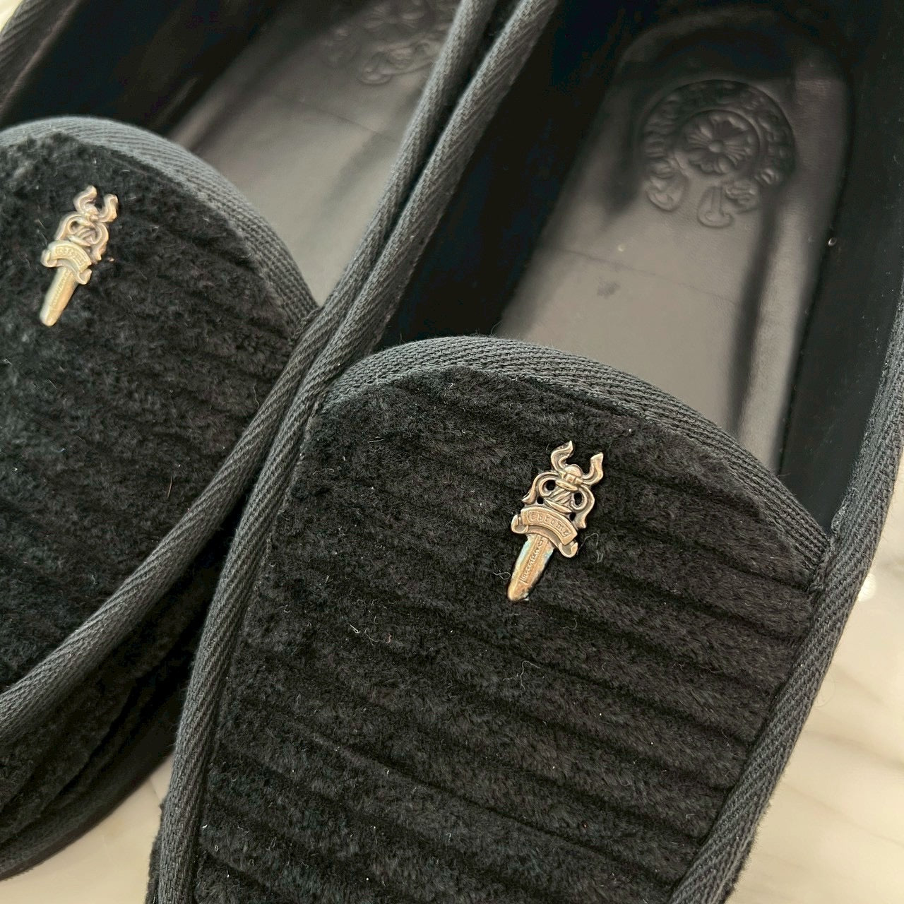 CHROME HEARTS Dagger Corduroy Slip On Size 42（約27.0cm） クロムハーツ ダガー コーデュロイ スリッポン サイズ42（約27.0cm）