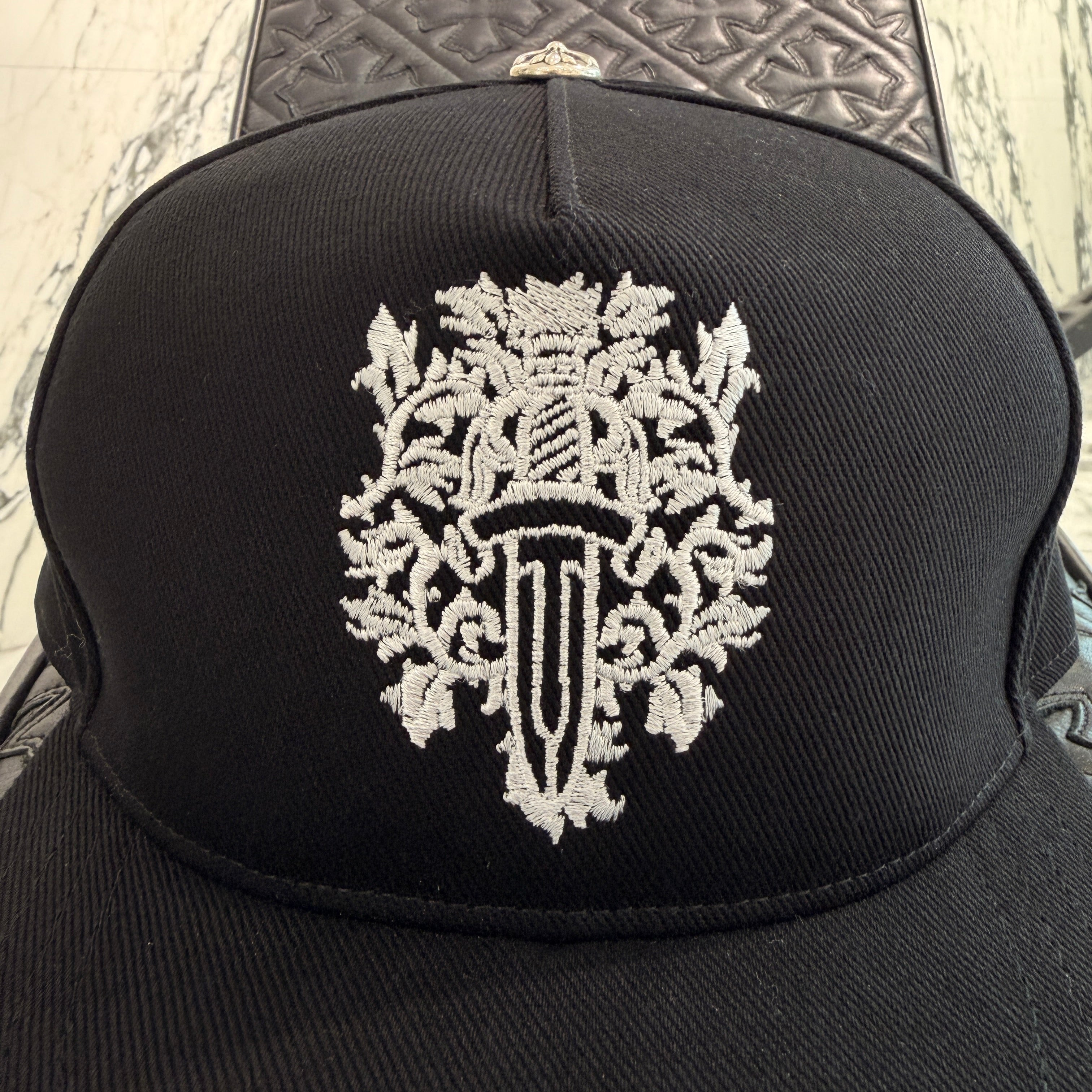 CHROME HEARTS Dagger Denim Baseball Cap Size ONE SIZE (51-61) クロムハーツ ダガーデニム ベースボースキャップ サイズONE SIZE (51-61)